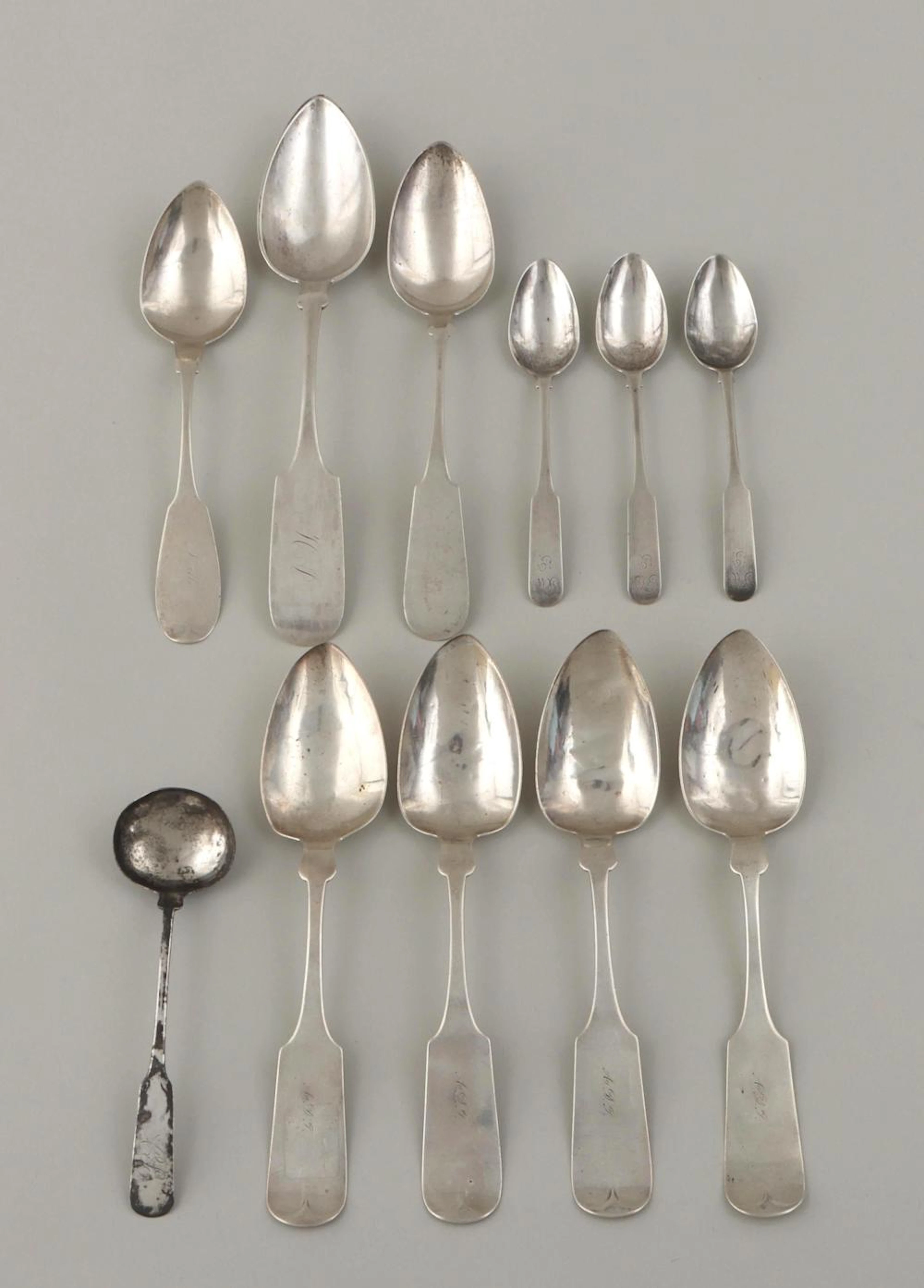 18C/19C New England silver