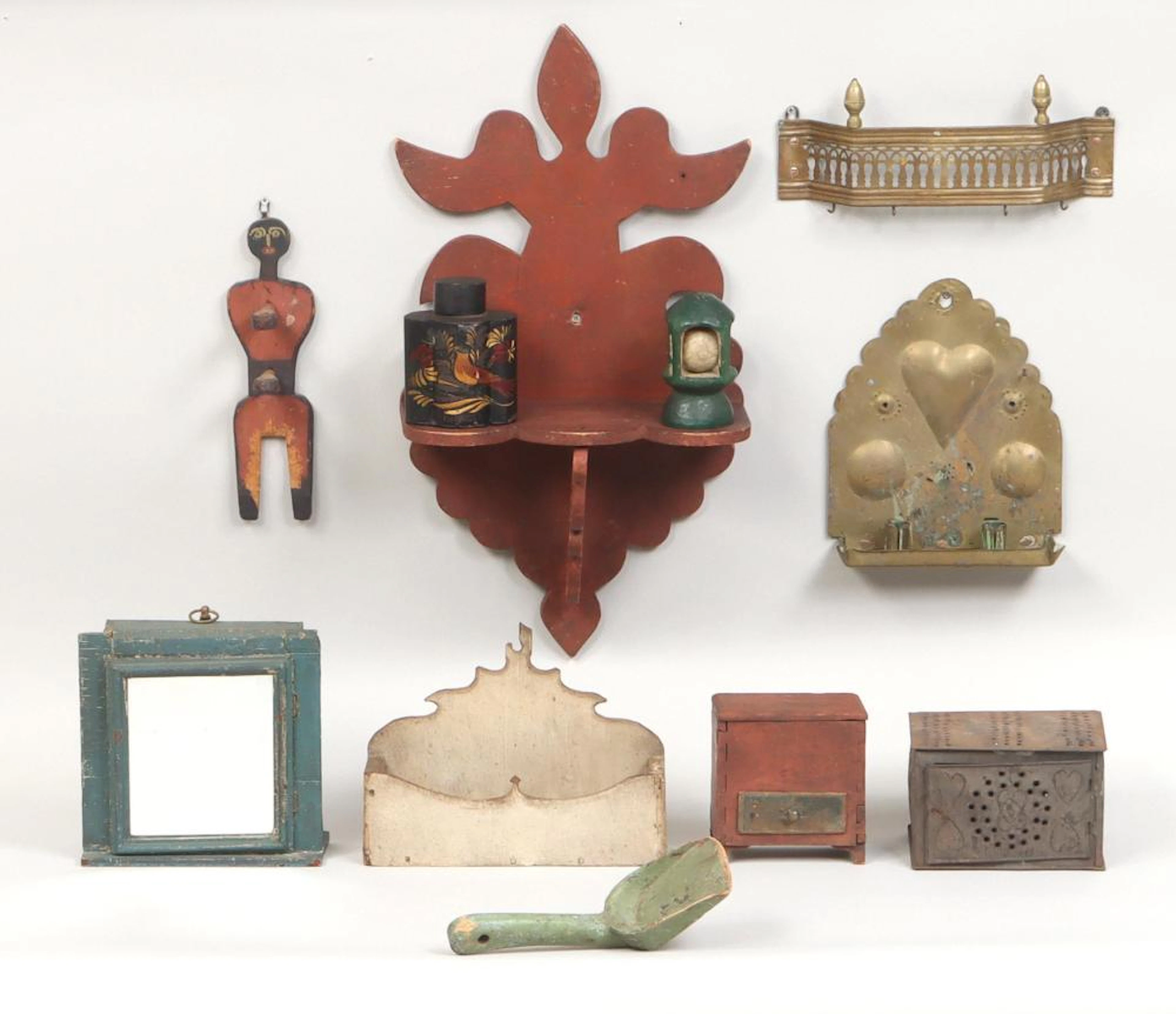Country and folk art items
