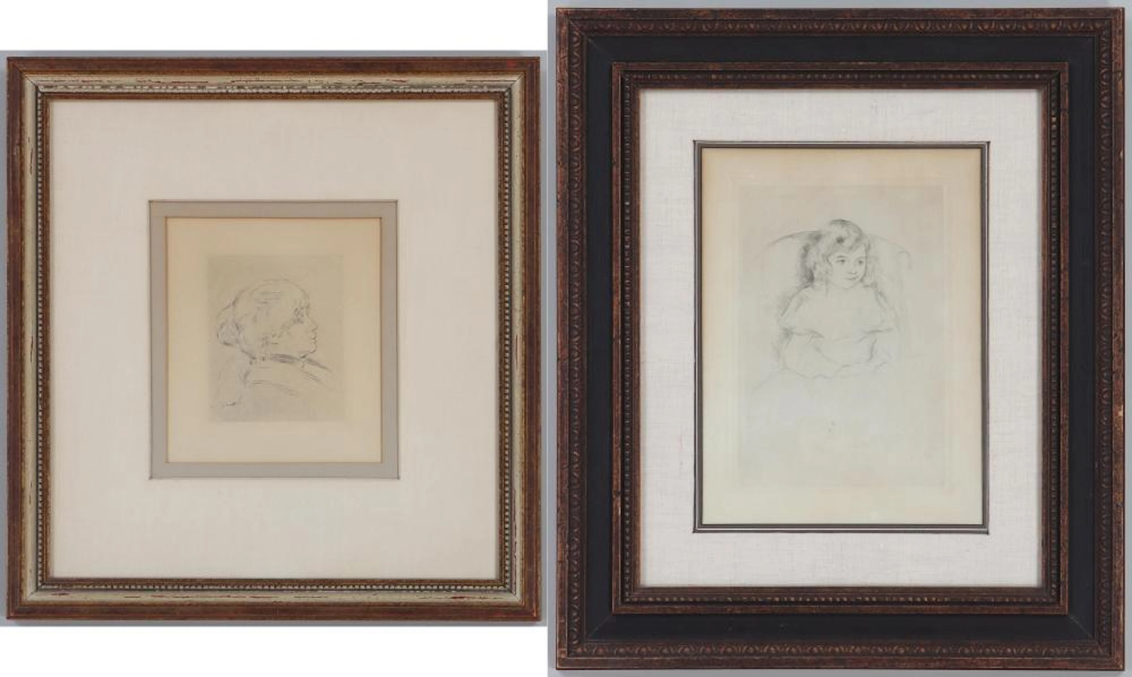 RENOIR and CASSATT etchings