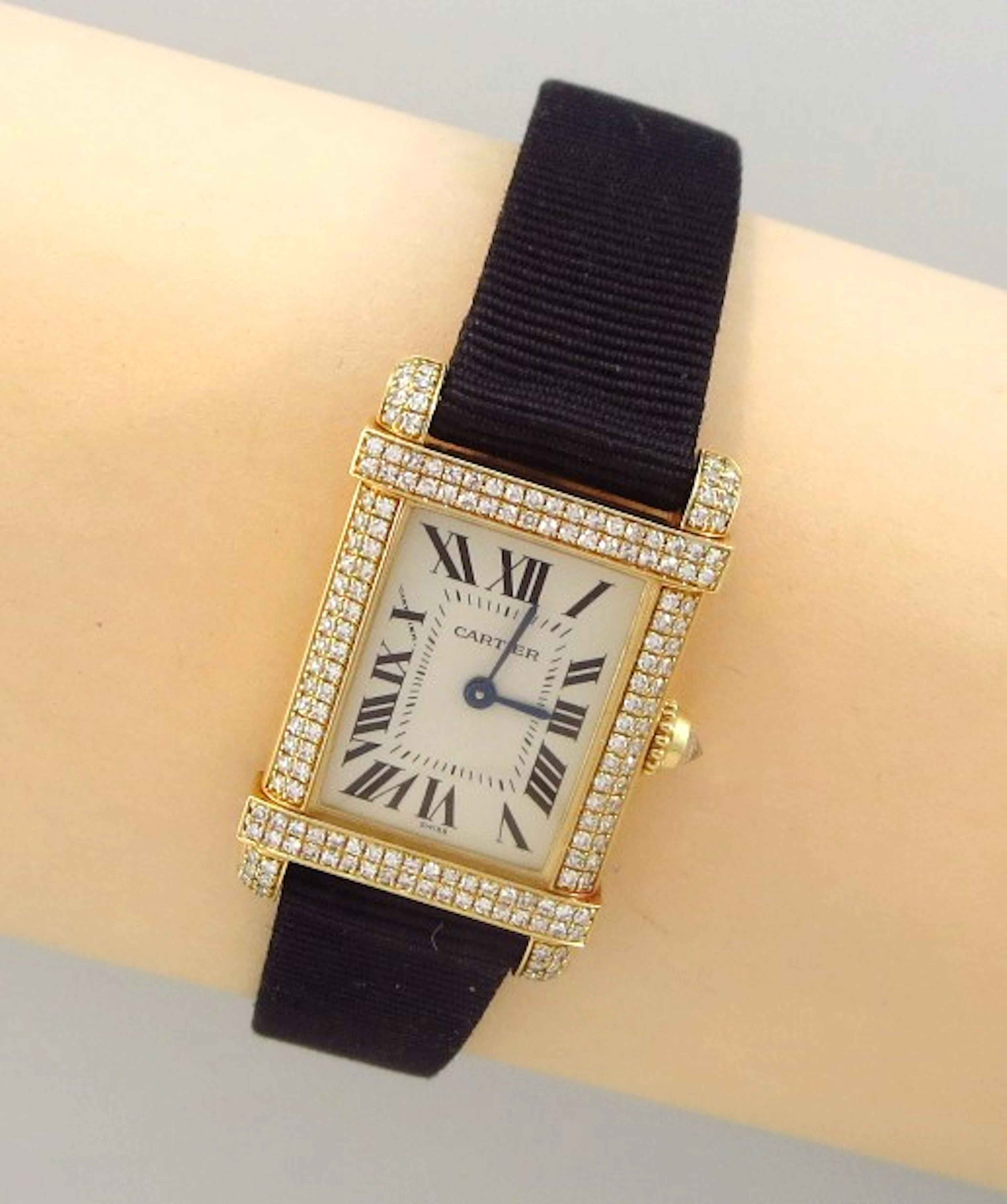 Cartier Gold & Diamond Watch
