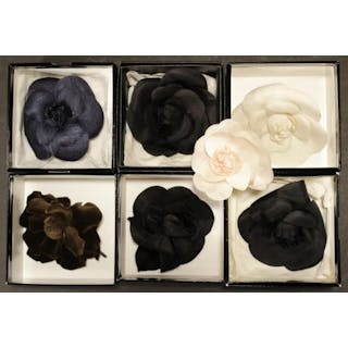 Lot of Chanel Flower Pins
