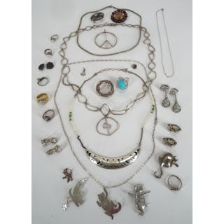 Large Lot of Misc. Jewelry; Sterling & Costume
