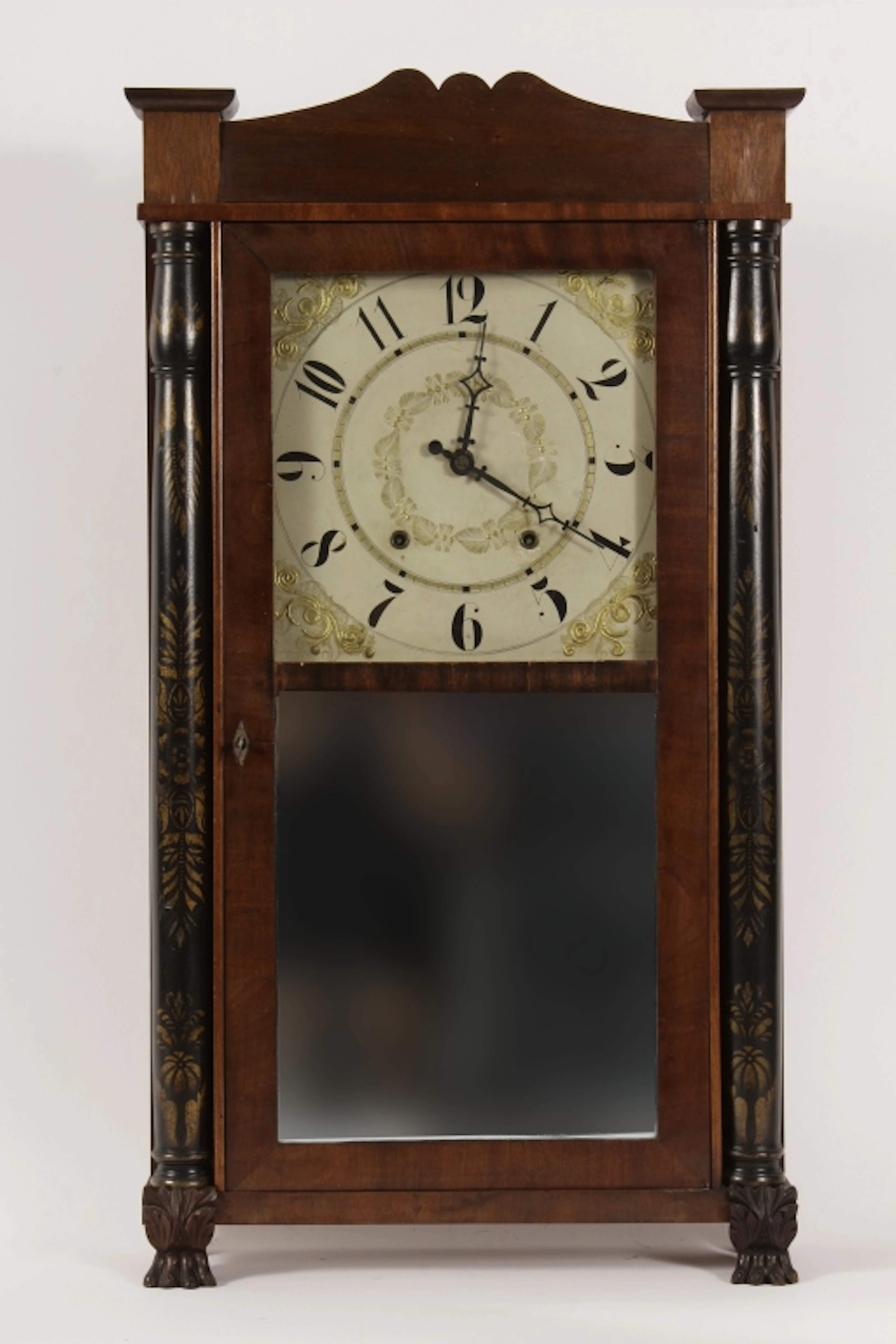 Eli Terry Jr. Striking Empire Shelf Clock