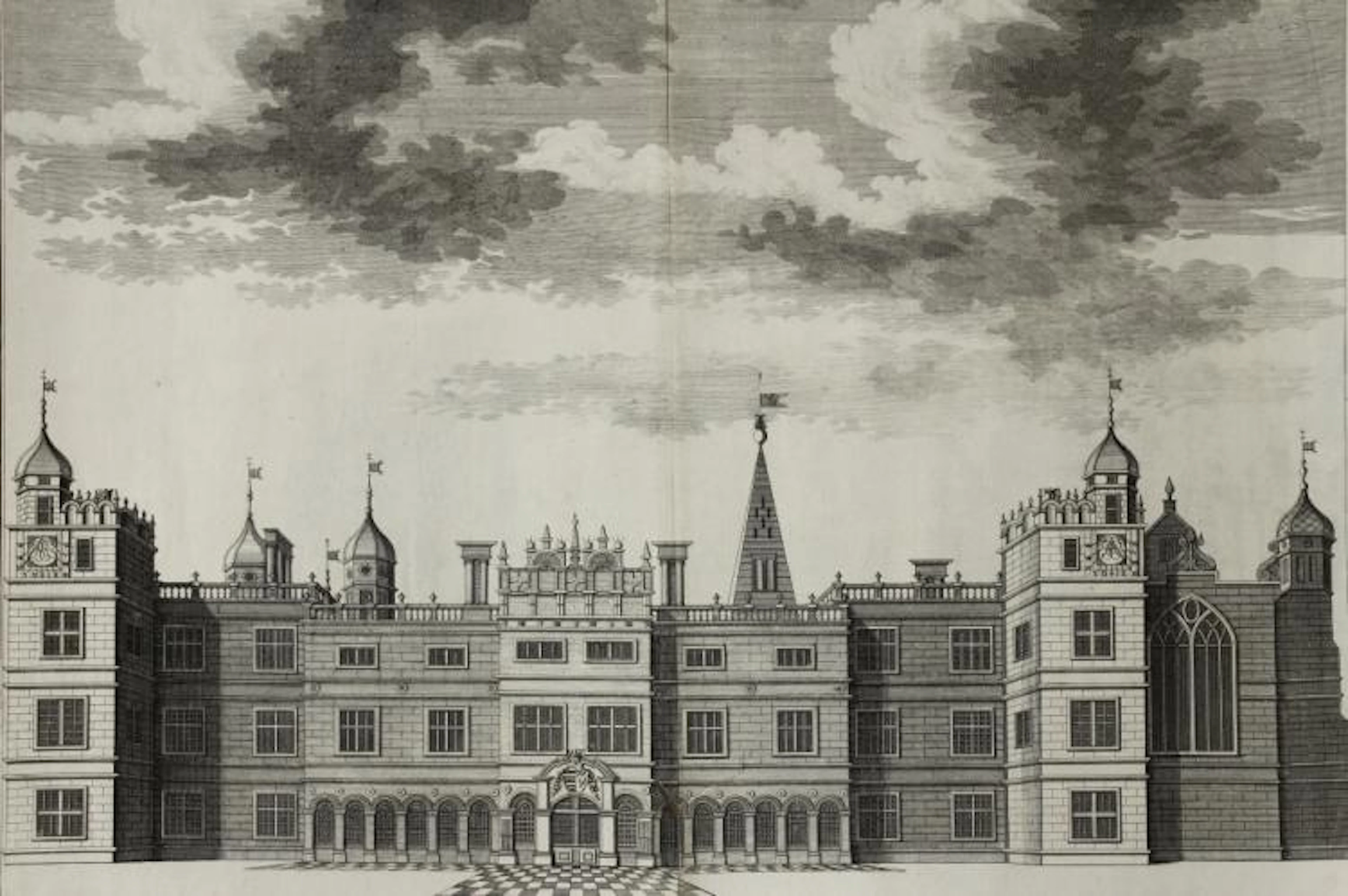 Johannes Kip, 34 English Country House Engravings