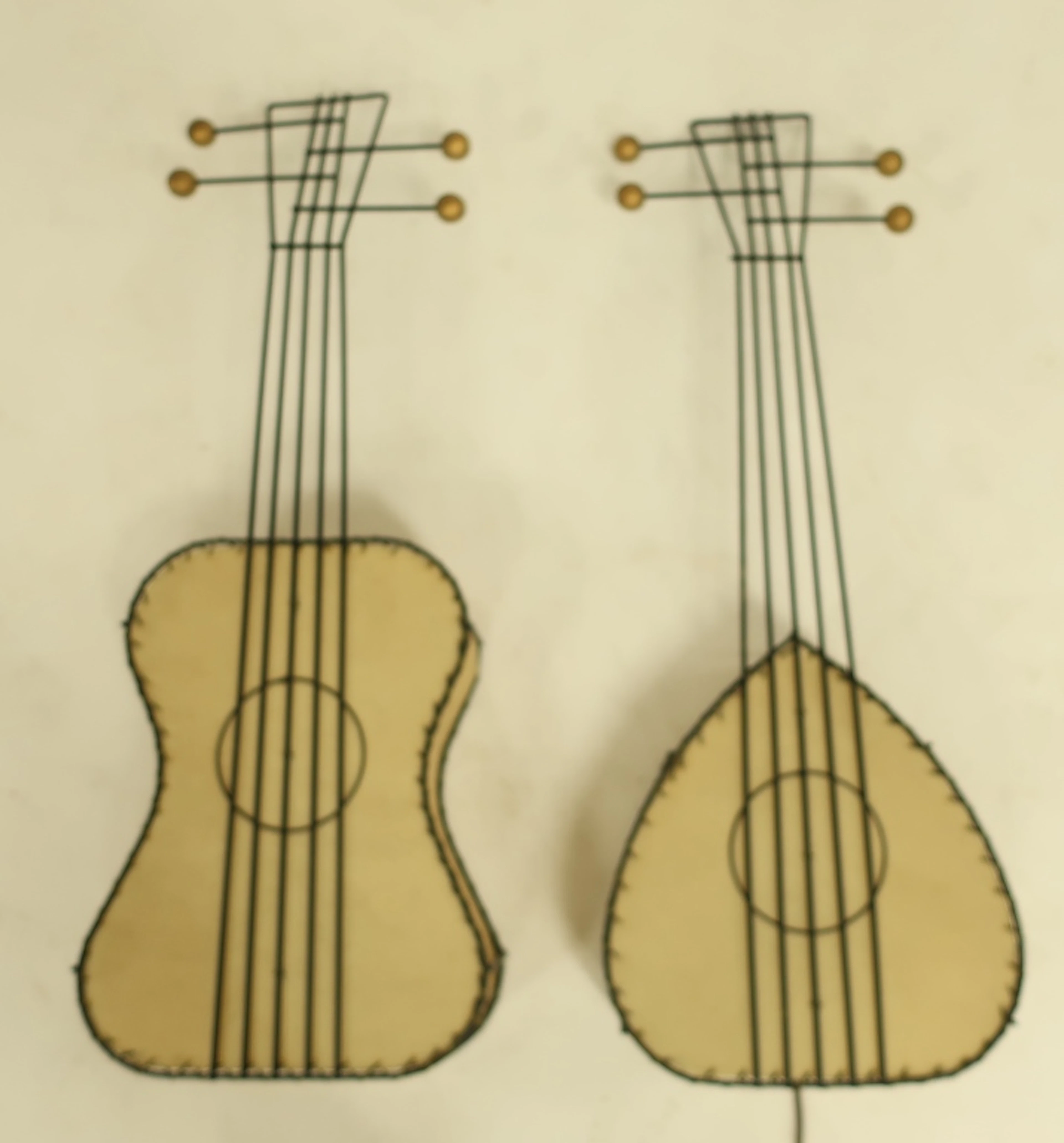 Frederick Weinberg Pr. Parchment/Steel Sconces '55