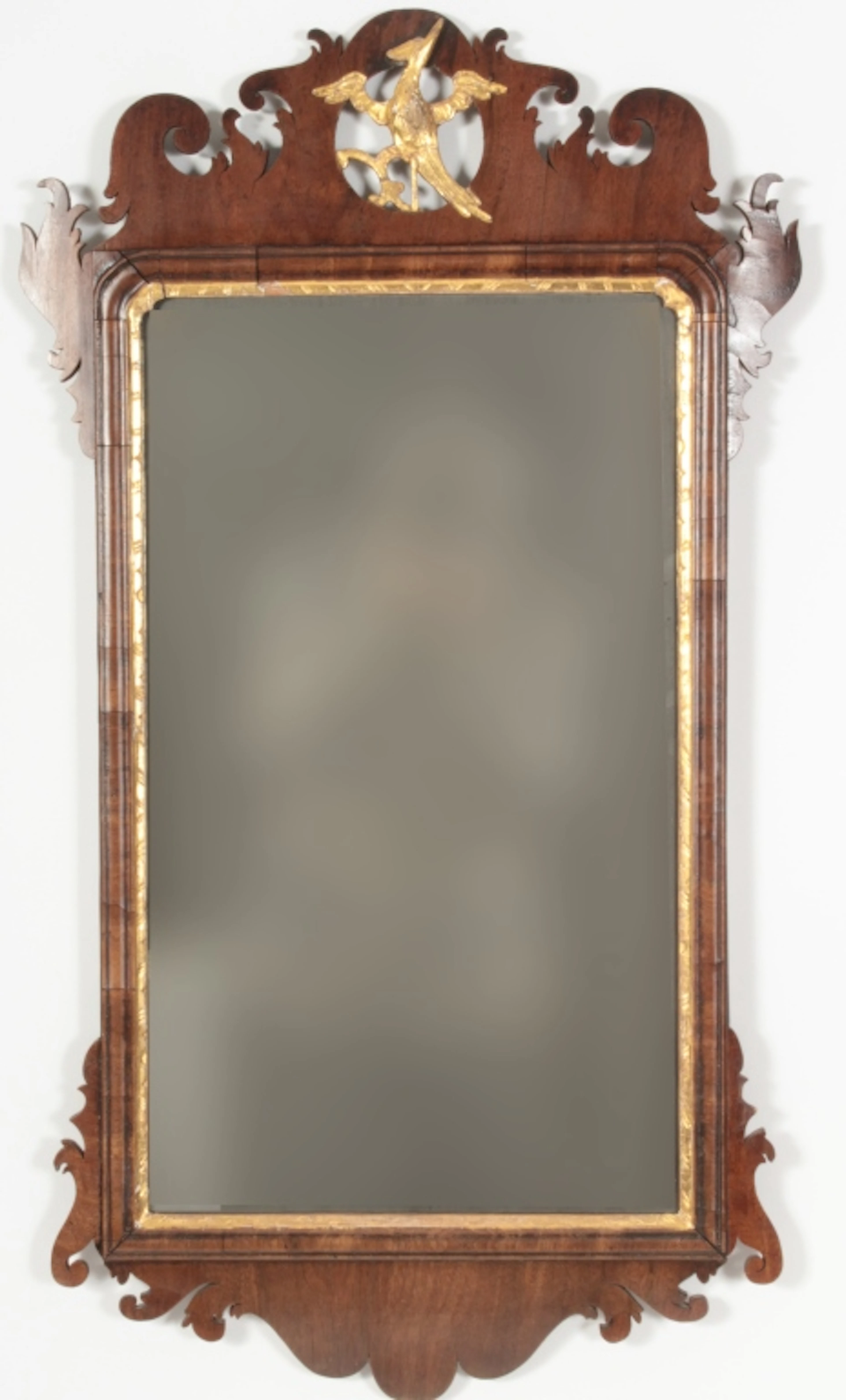 Chippendale Mahogany Mirror, English, 1760
