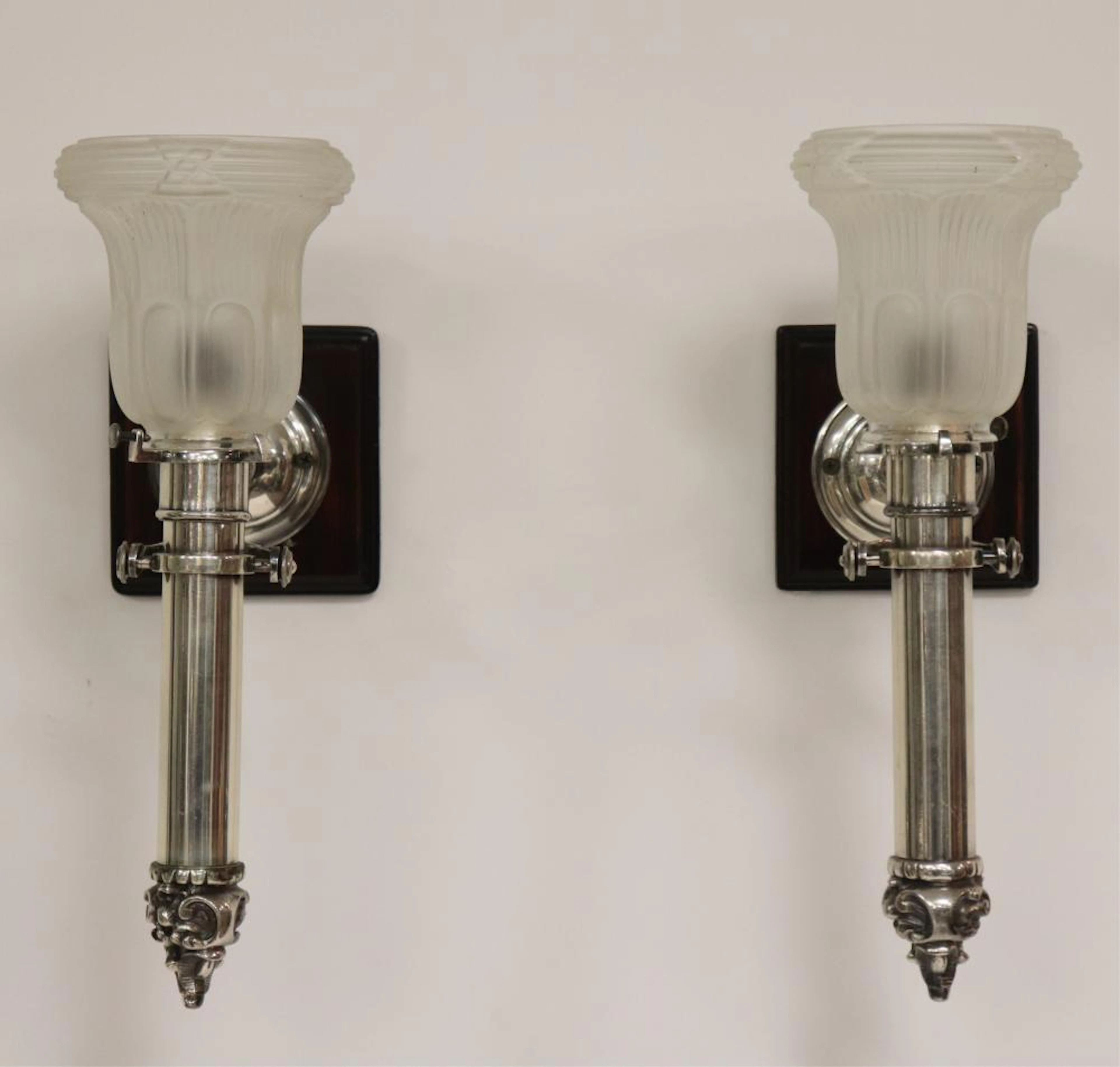 VICTORIAN NAUTICAL METAL ELECTRIFIED WALL SCONCES