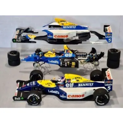 1/12 Scale Exploded Models of the 1992 Williams FW14B RED 5 driven ...