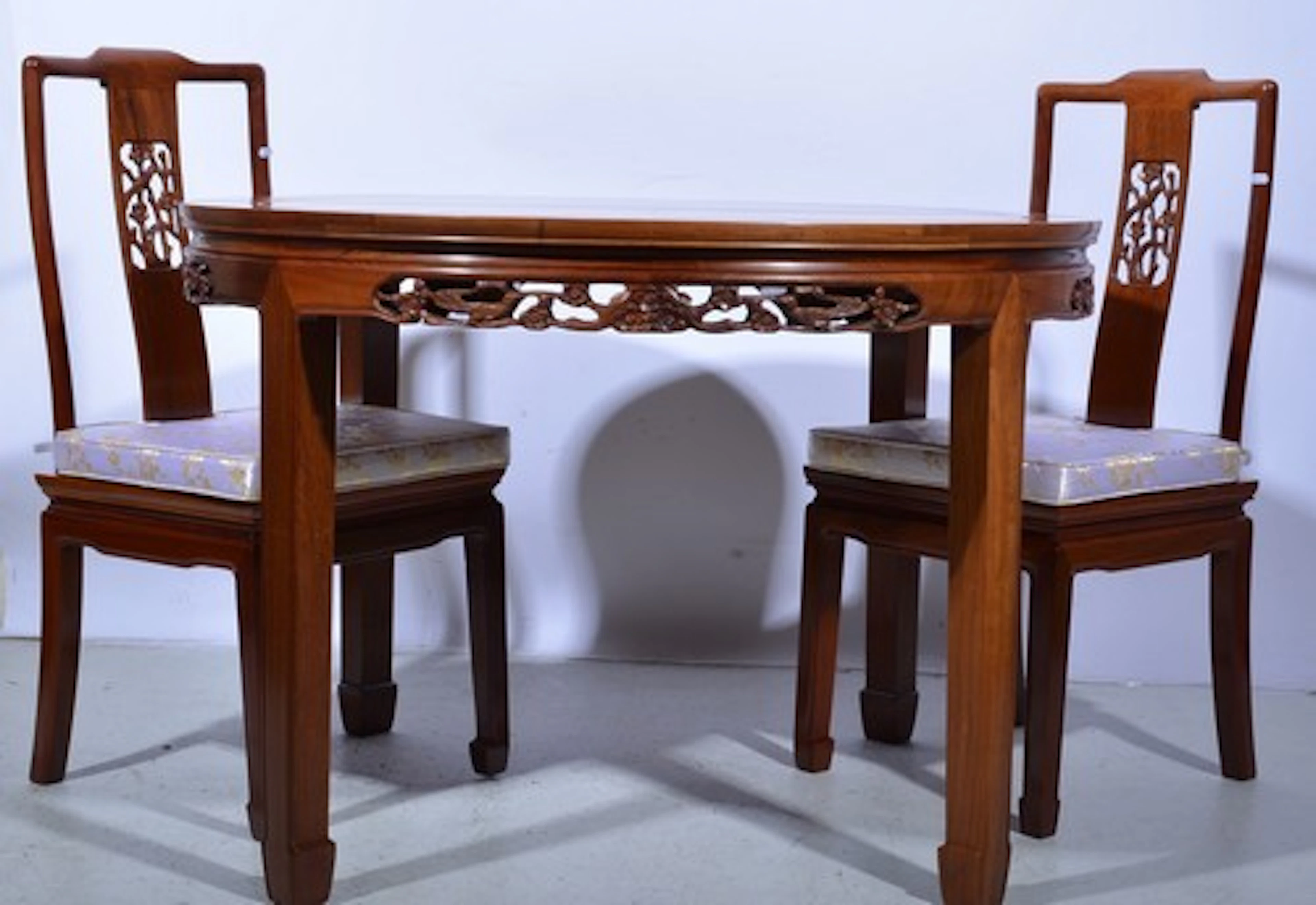 Chinese hardwood dining suite