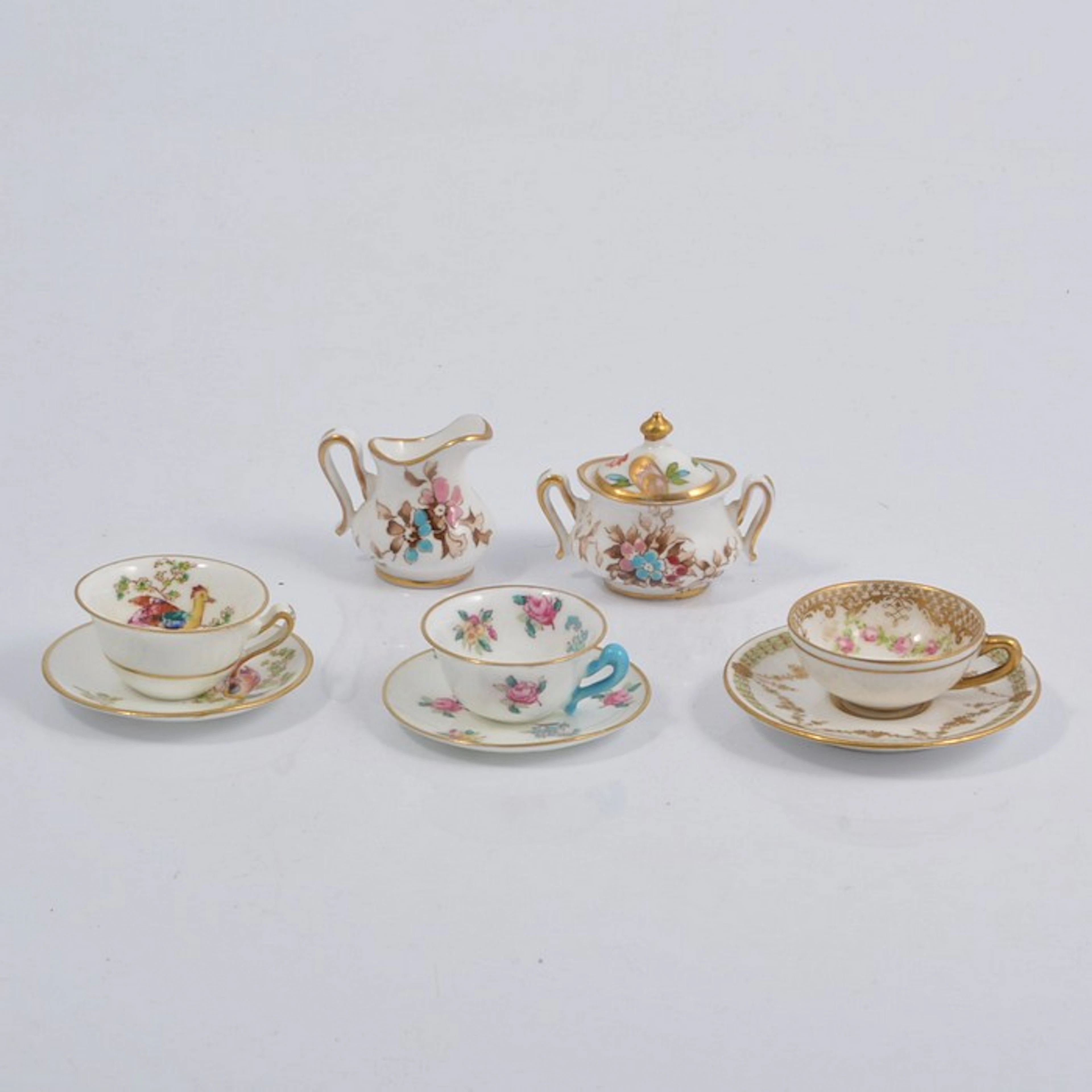 Collection of miniature items