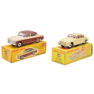 Two Dinky Toys die-cast models including 195 Jaguar 3.4 Saloon and