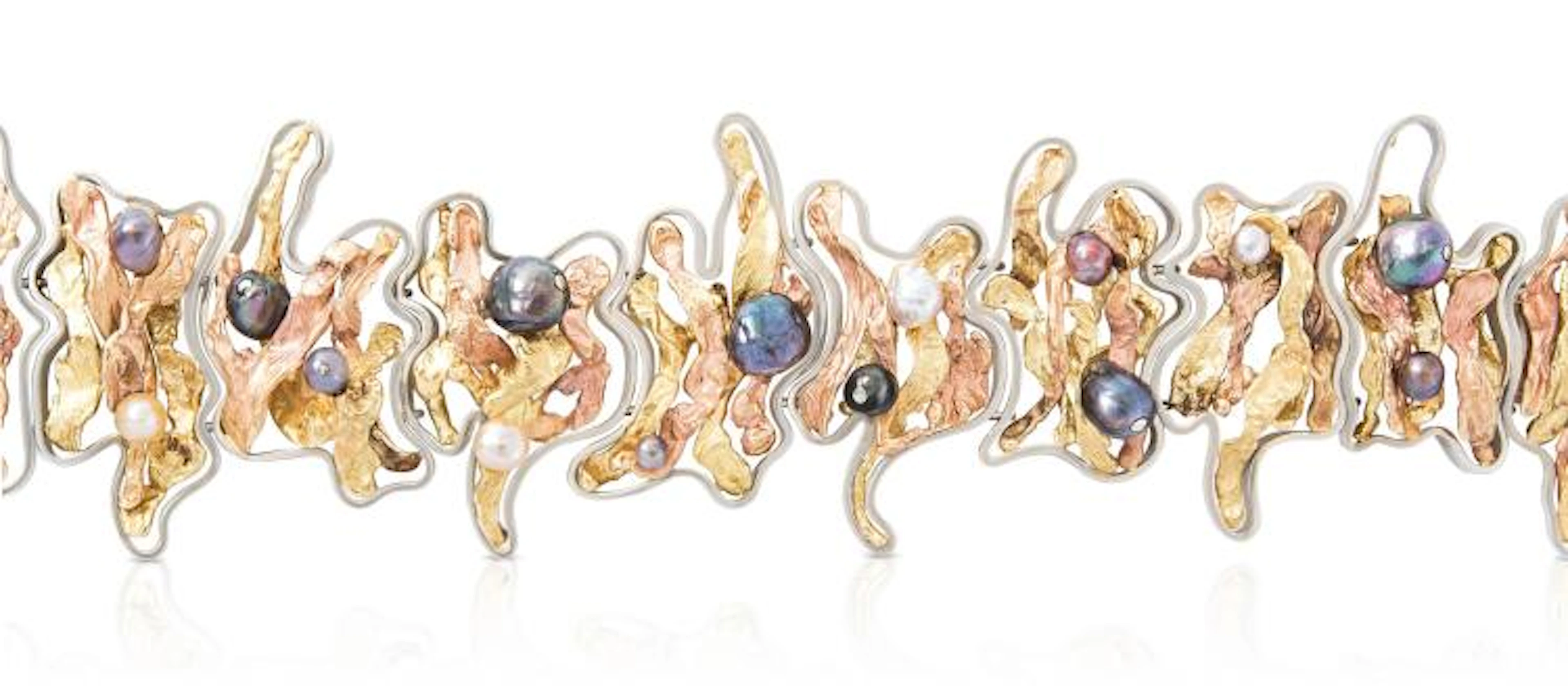 Perlen-Gold-Armband