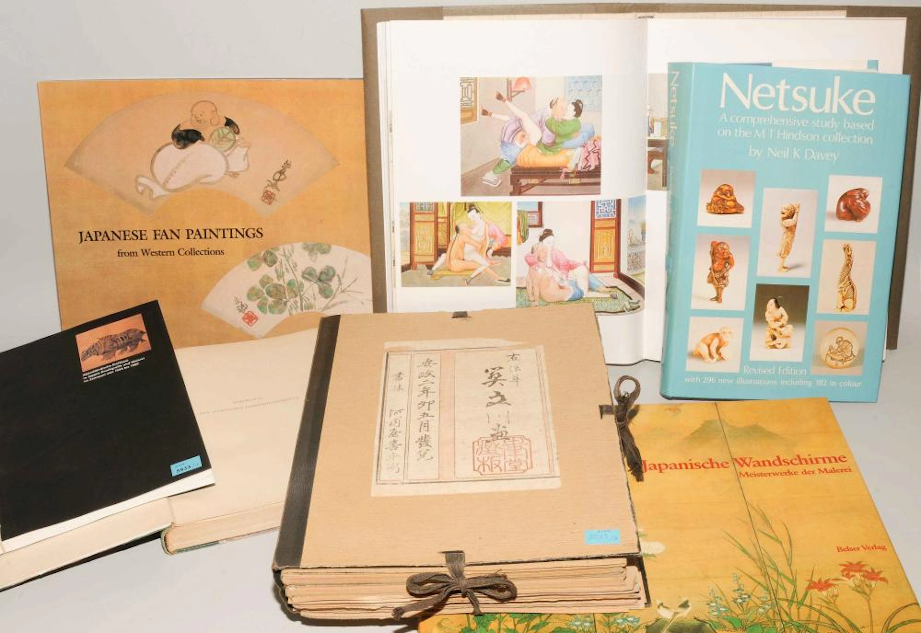 7 BÜCHER ÜBER JAPANISCHE UND CHINESISCHE KUNST