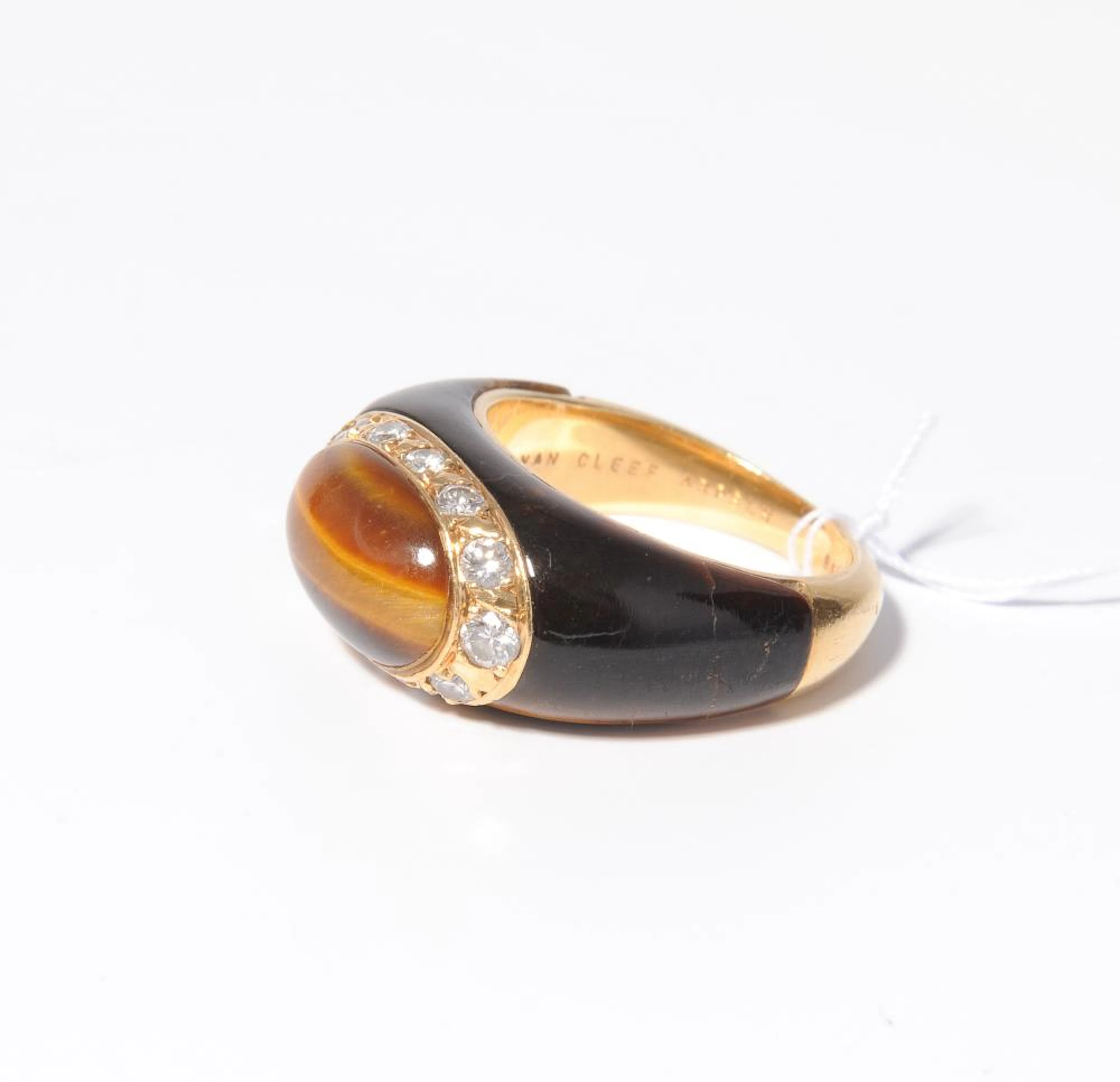 VAN CLEEF & ARPELS TIGERAUGE-DIAMANT-RING