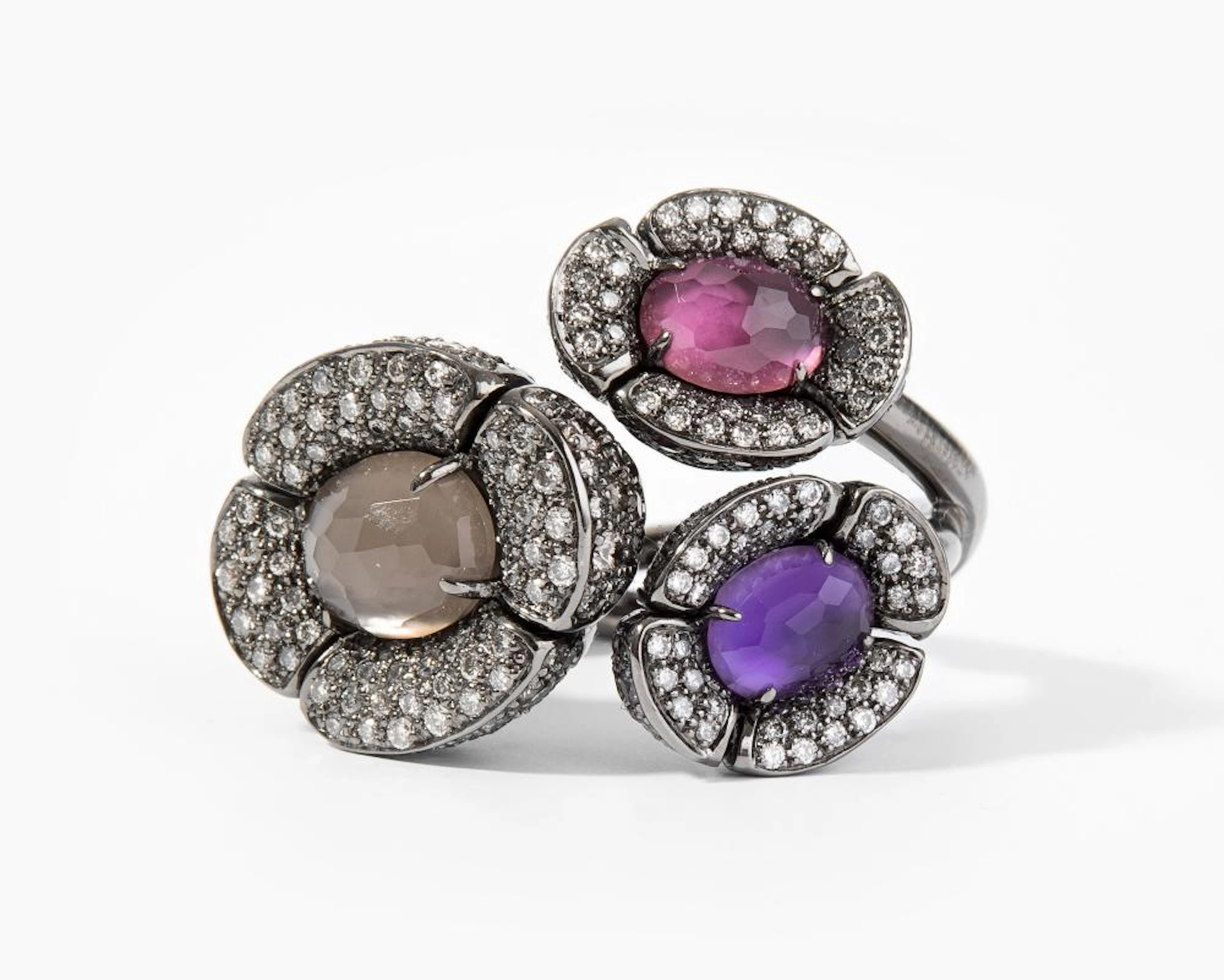 BUCHERER EDELSTEIN-PERLMUTTER-RING