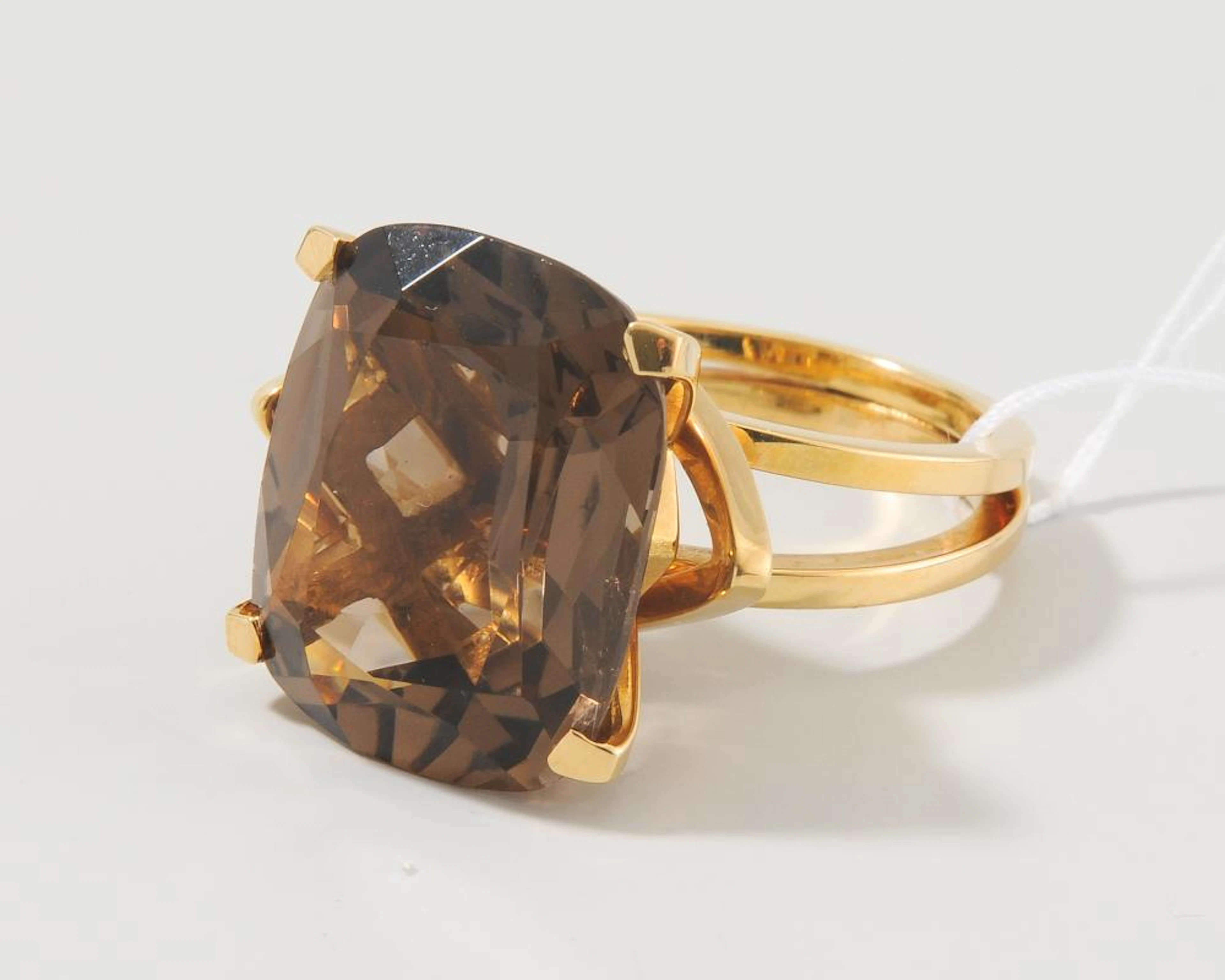 RAUCHQUARZ -RING