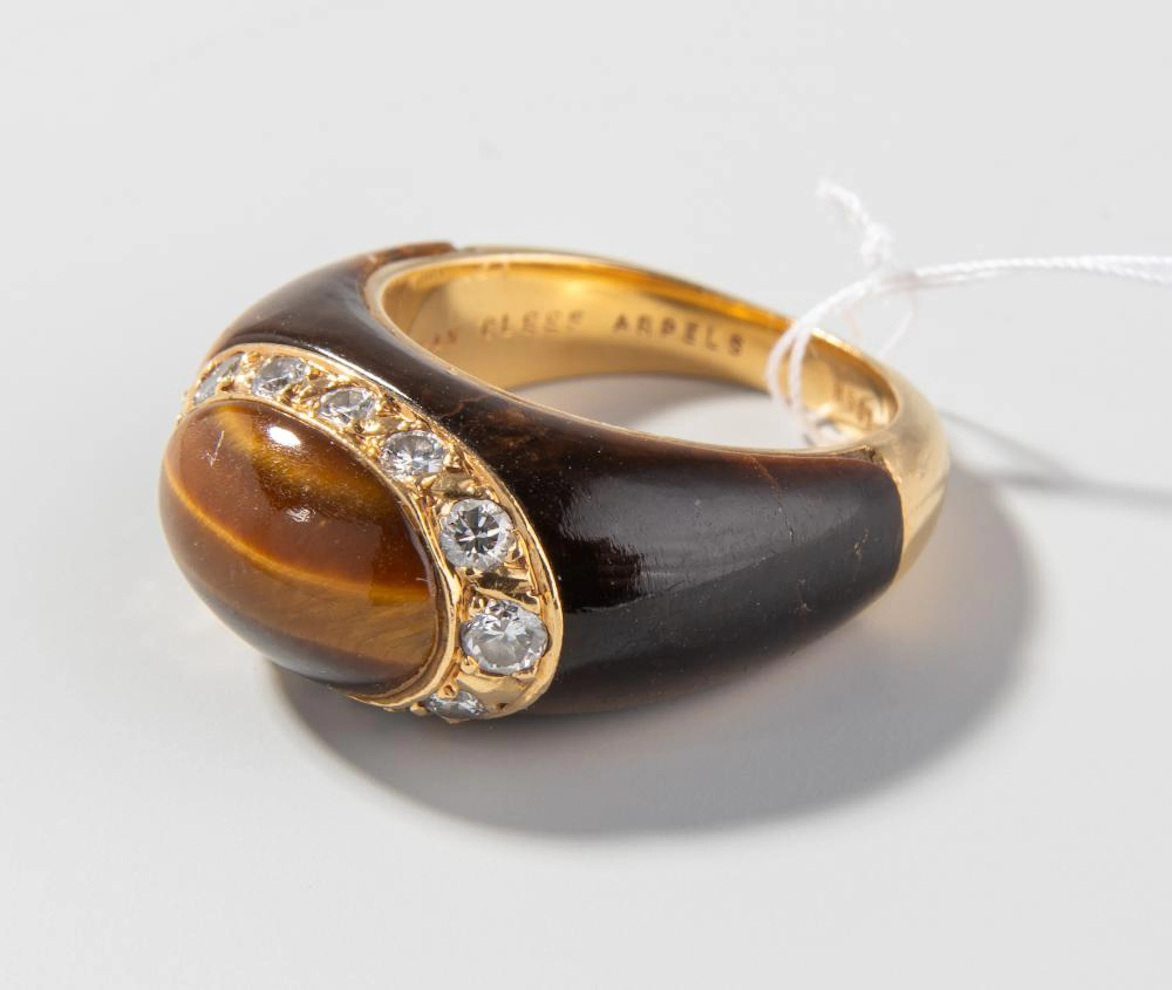 VAN CLEEF & ARPELS TIGERAUGE-DIAMANT-RING
