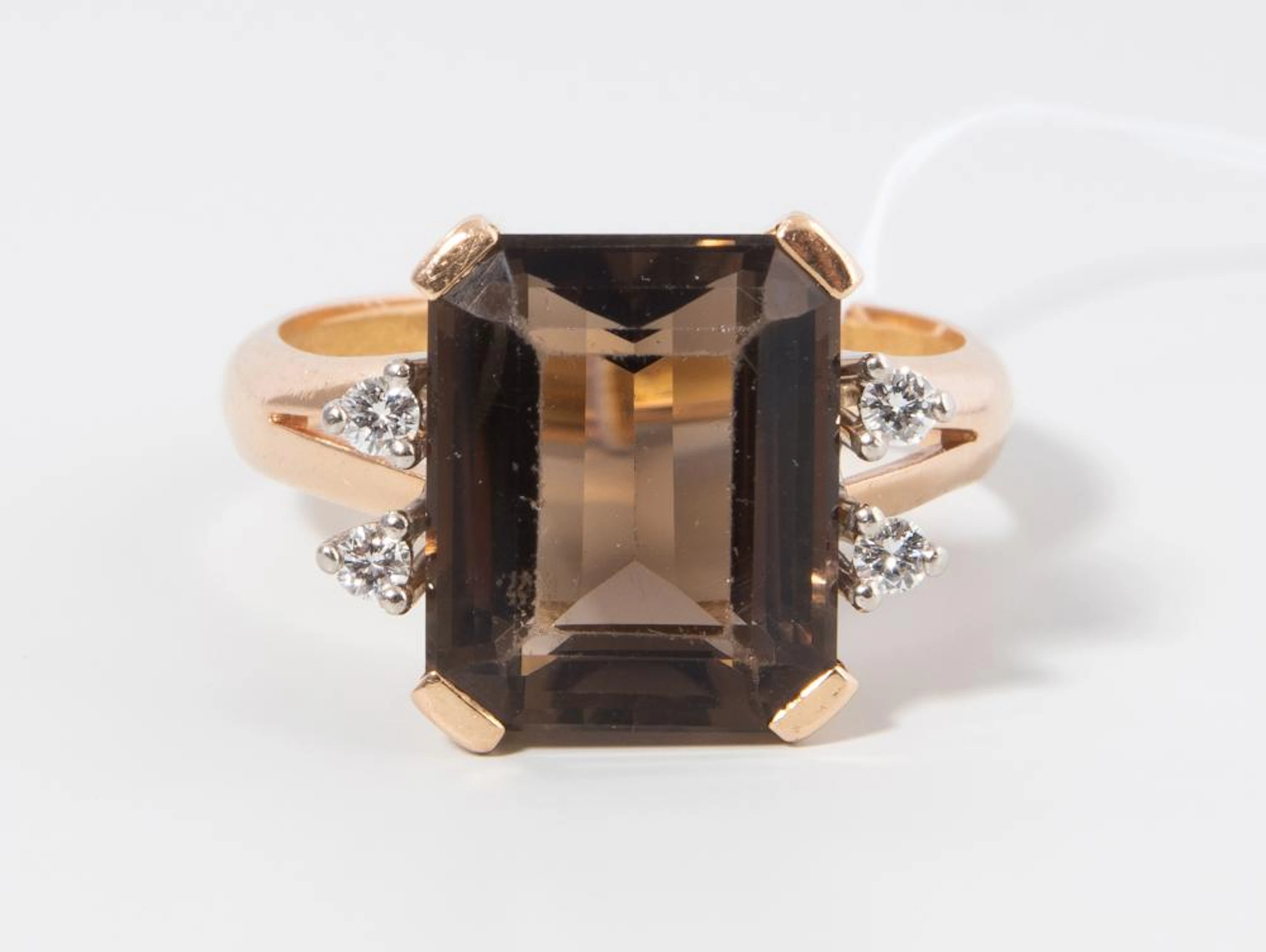 RAUCHQUARZ-BRILLANT-RING