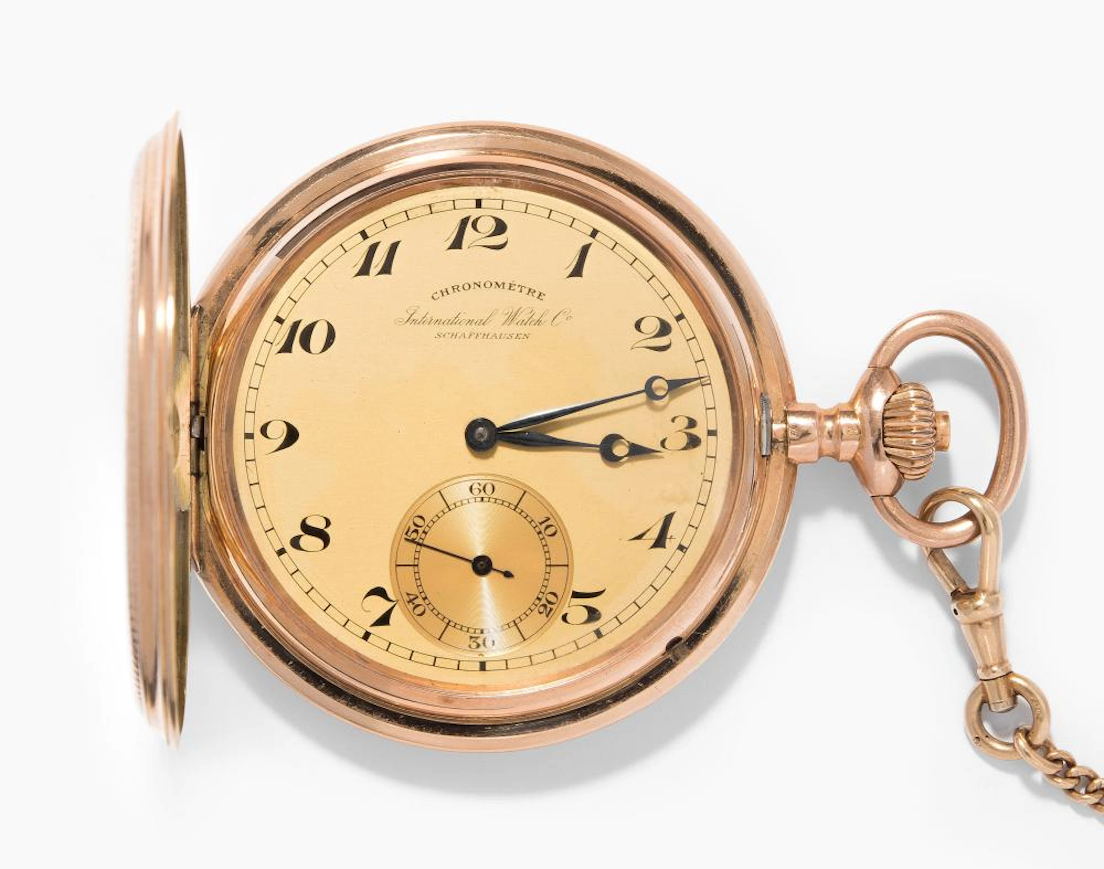 IWC GOLD-SAVONETTE-TASCHENUHR, 1914
