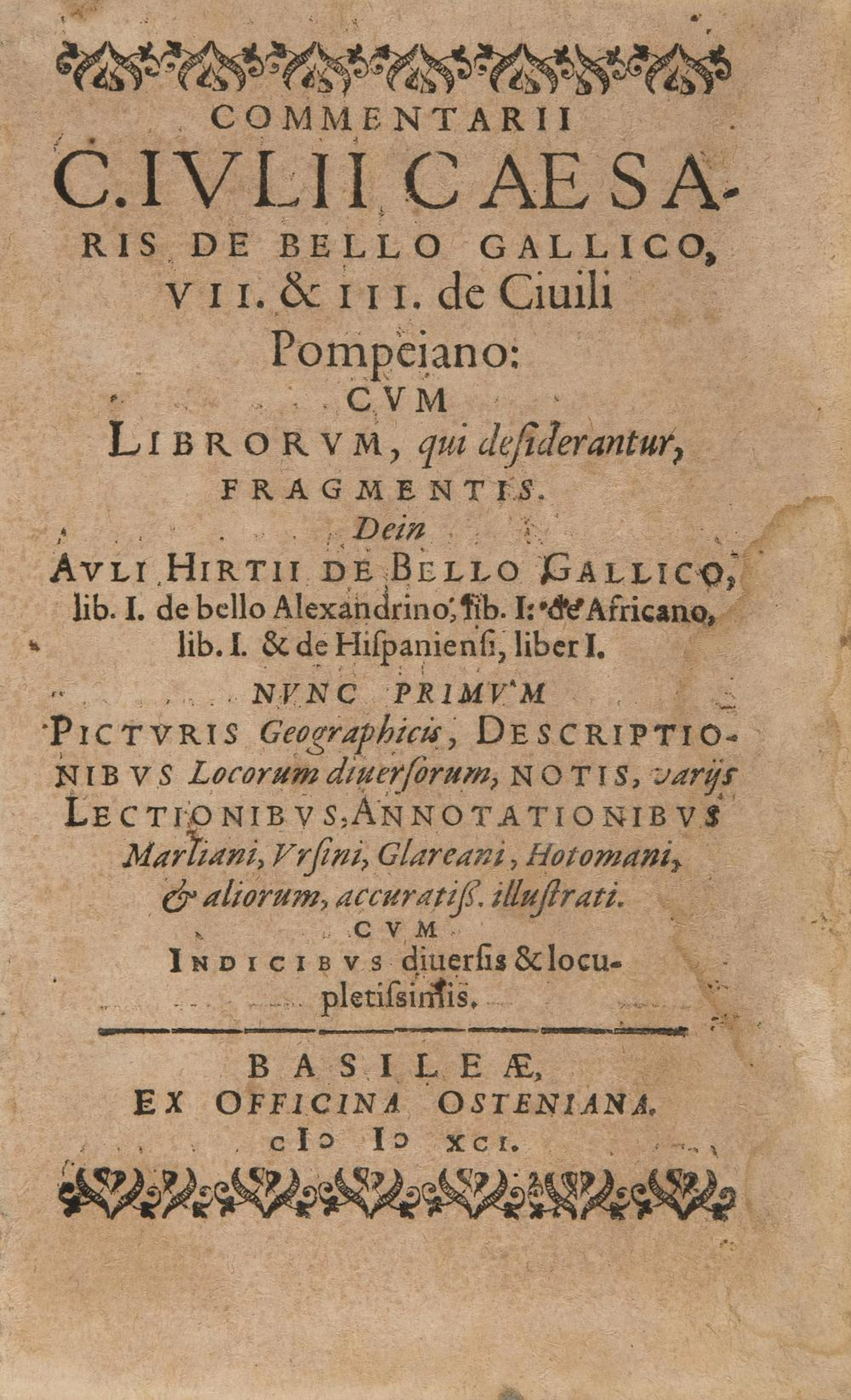 CAESAR, GAIUS IULIUS.