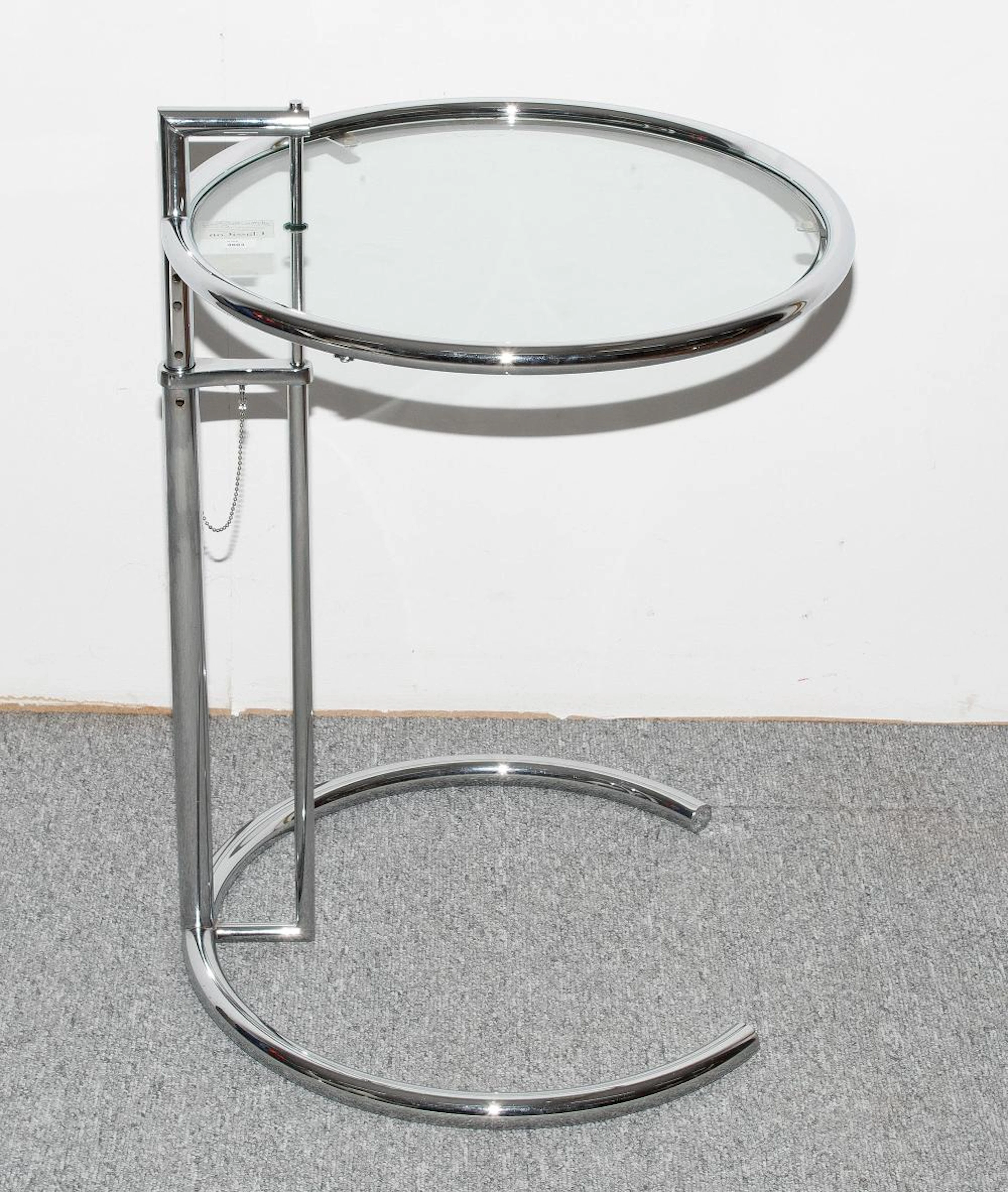 EILEEN GRAY, ADJUSTABLE TABLE "E 1027"