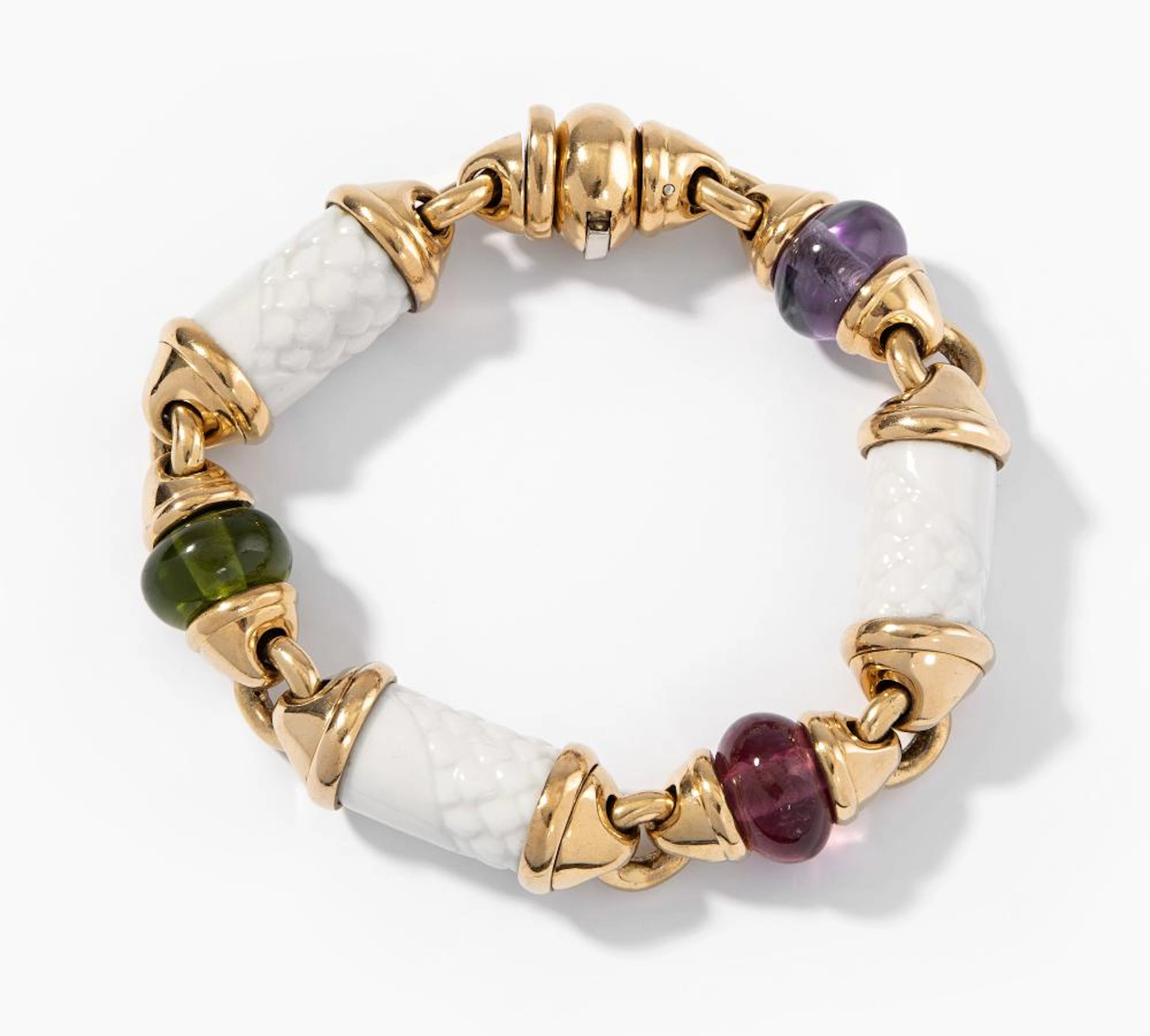 BULGARI EDELSTEIN-PORZELLAN-BRACELET