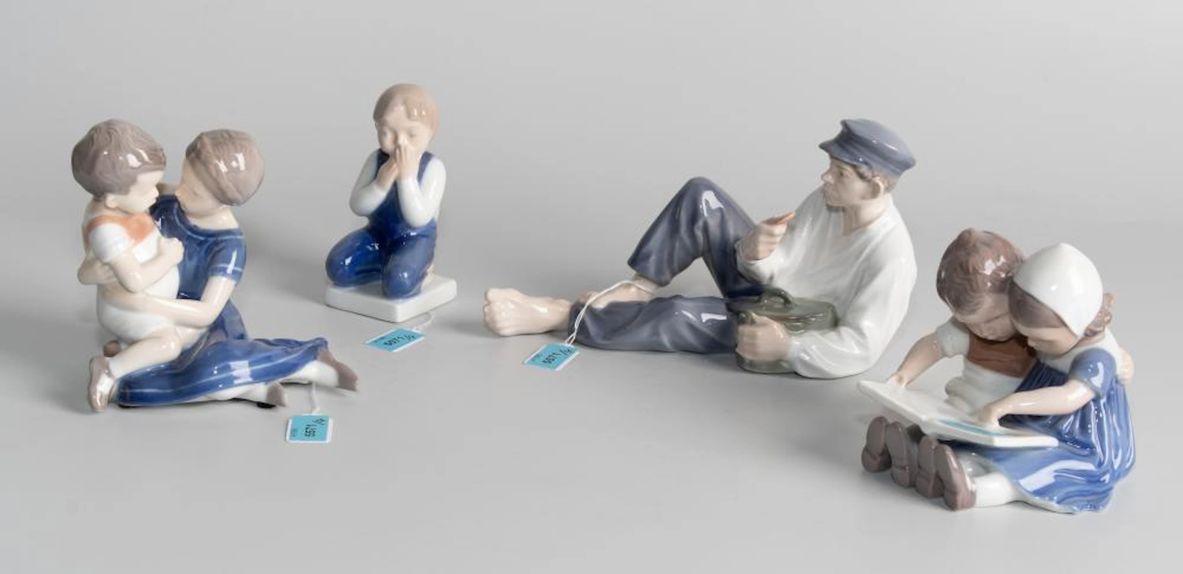 ROYAL COPENHAGEN UND BING&GRÖNDAHL, 4 FIGURE