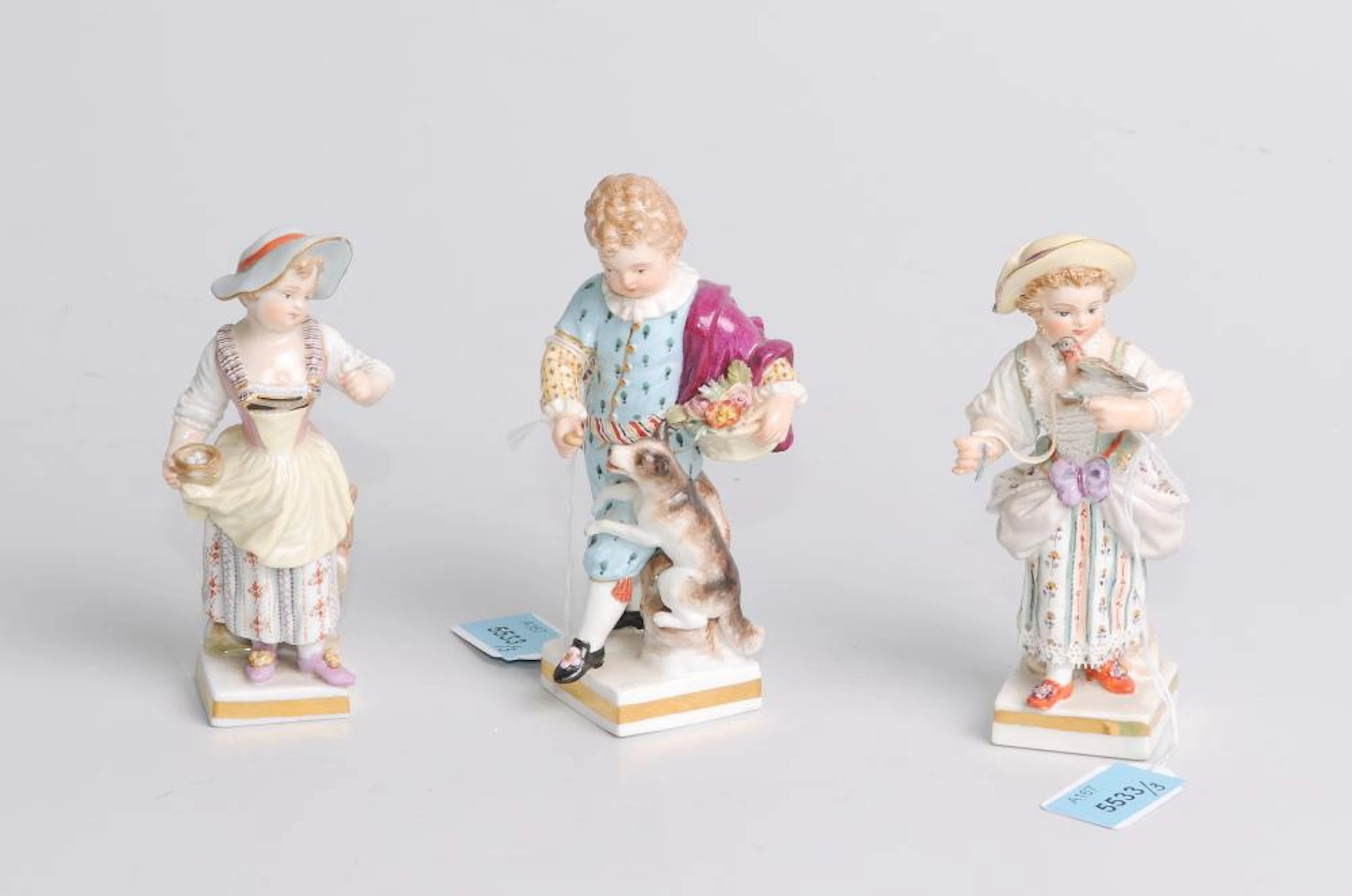 MEISSEN, 3 FIGURE