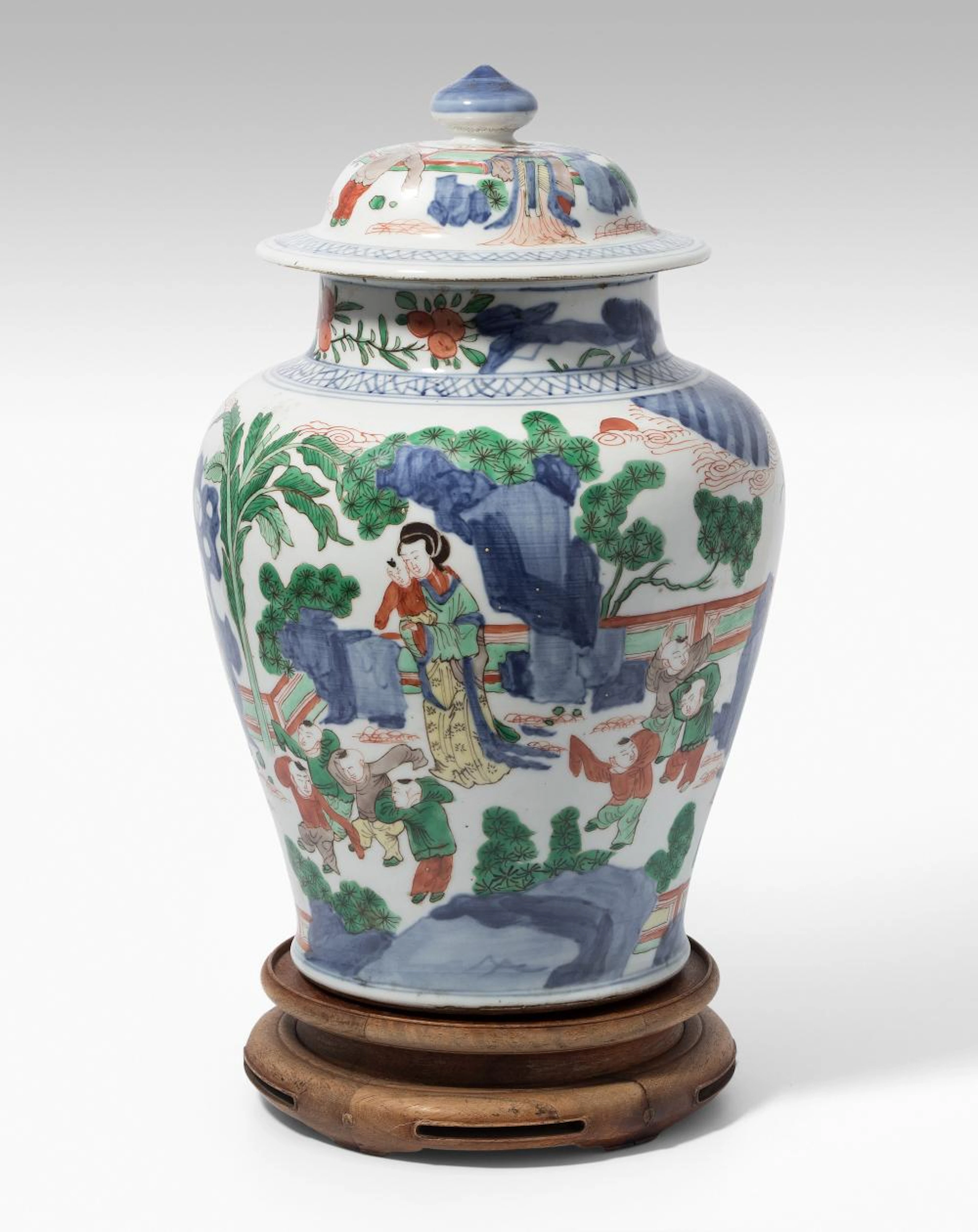WUCAI-DECKELVASE