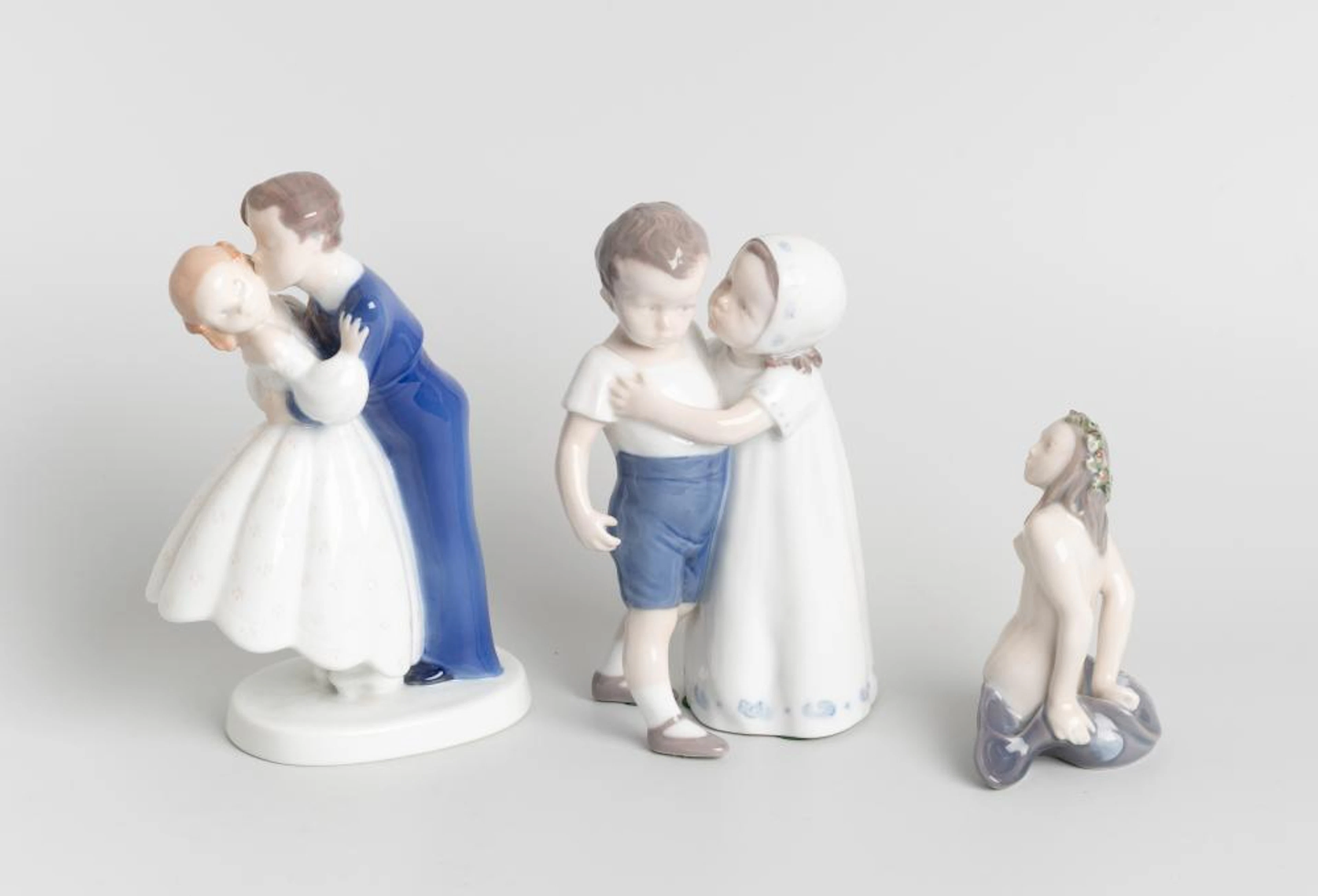 BING&GRÖNDAHL UND ROYAL COPENHAGEN, 3 FIGURE