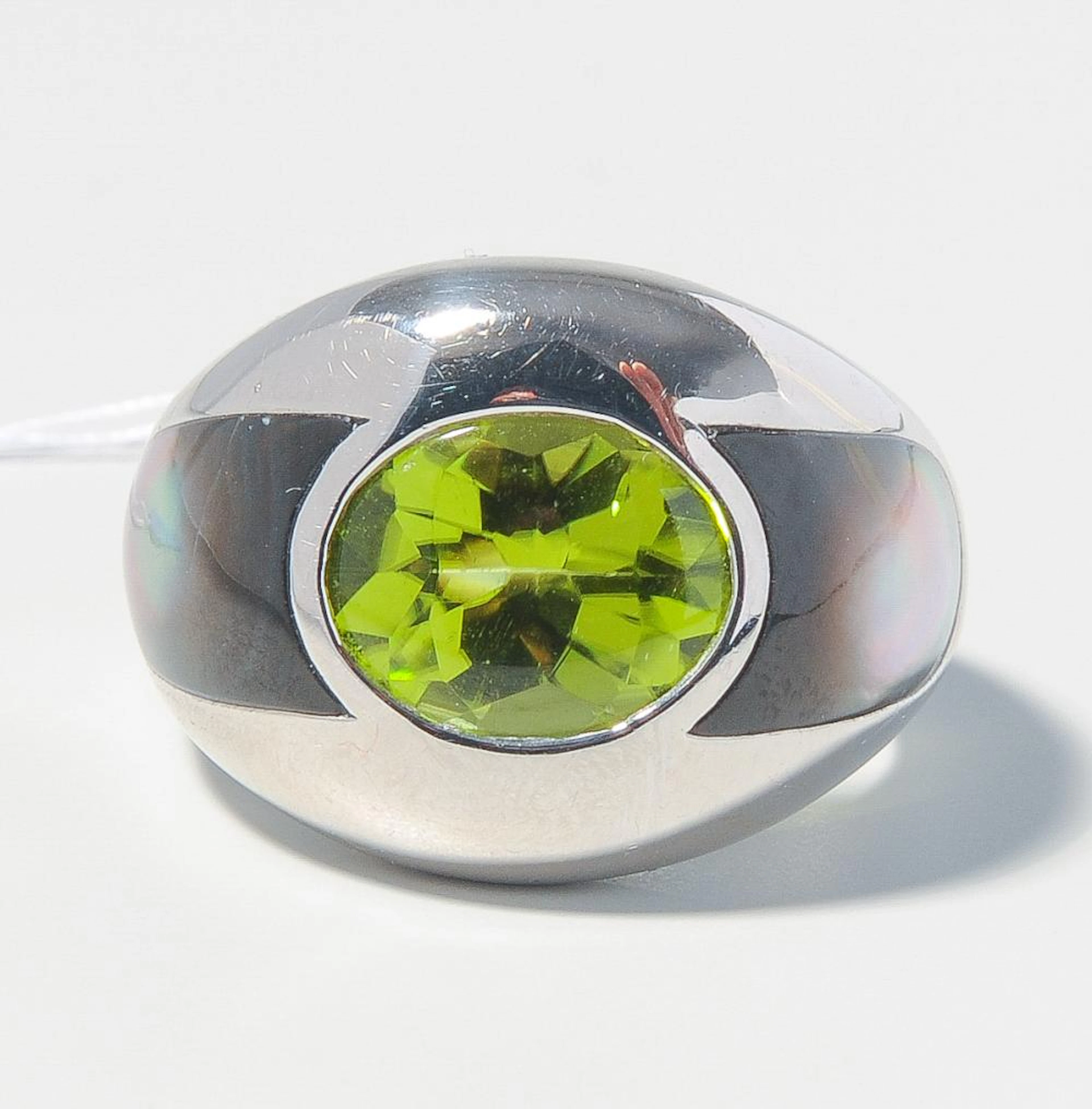 MABOUSSIN PERIDOT-PERLMUTT-RING