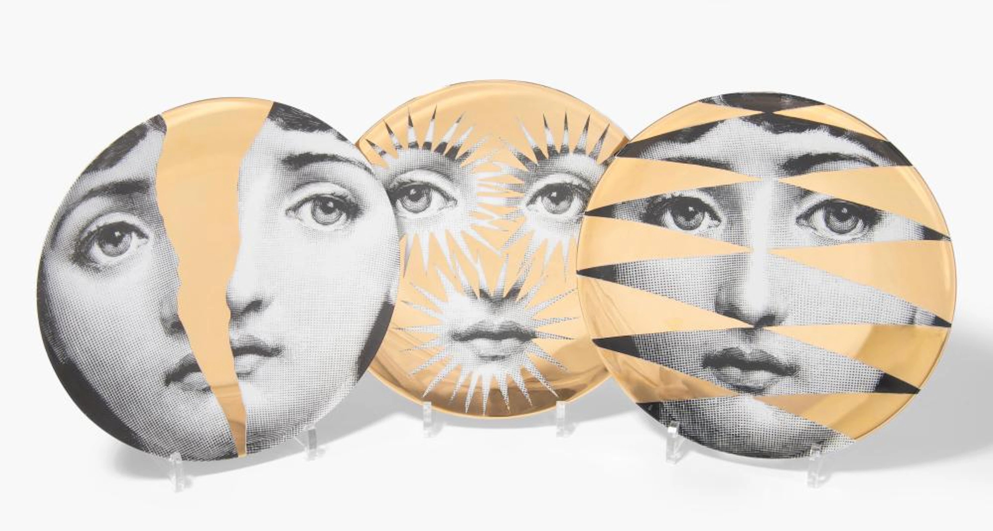 PIERO FORNASETTI, 3 TELLER