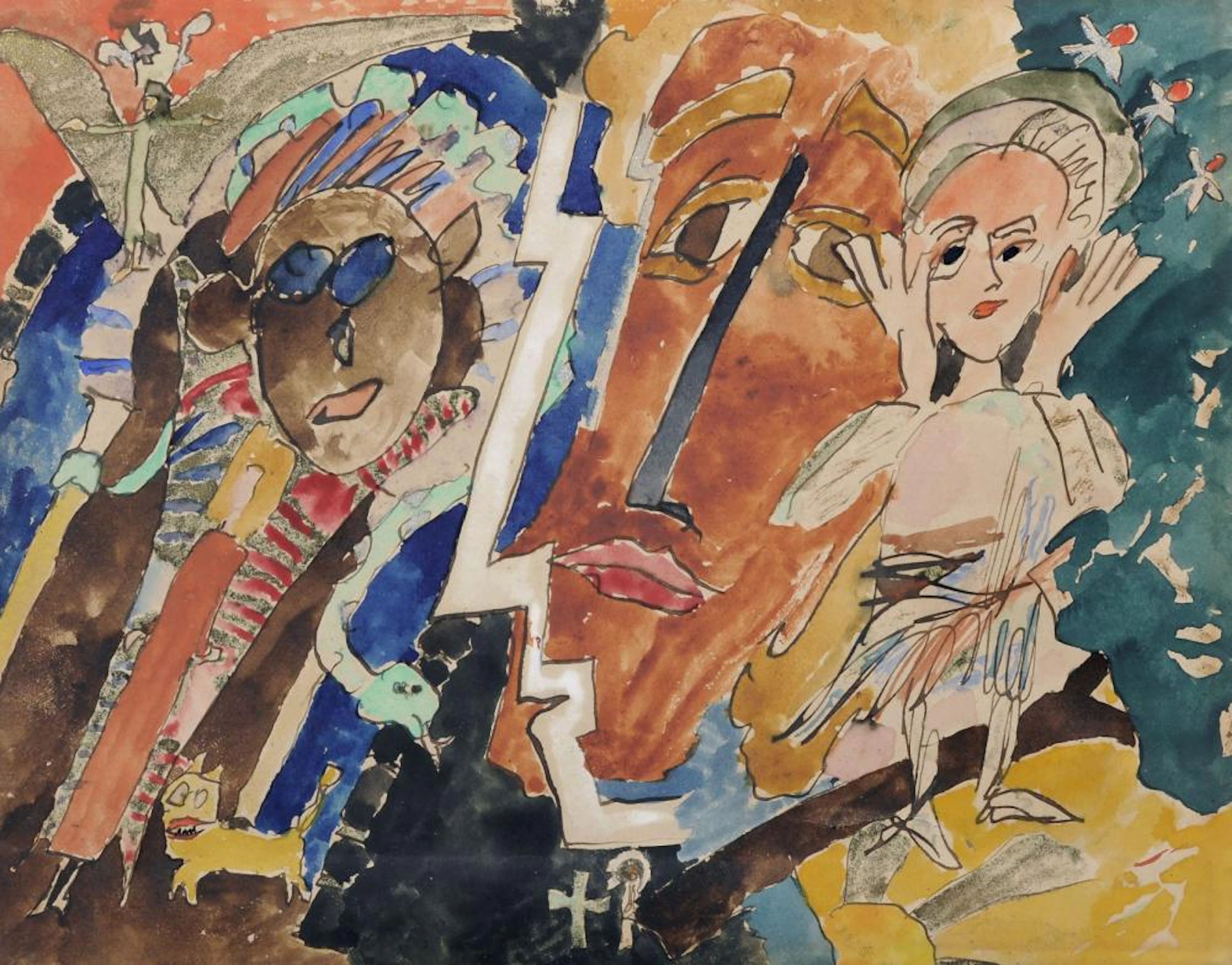 Fritz Huhnen, Ohne Titel. 3th quarter 20th cent.