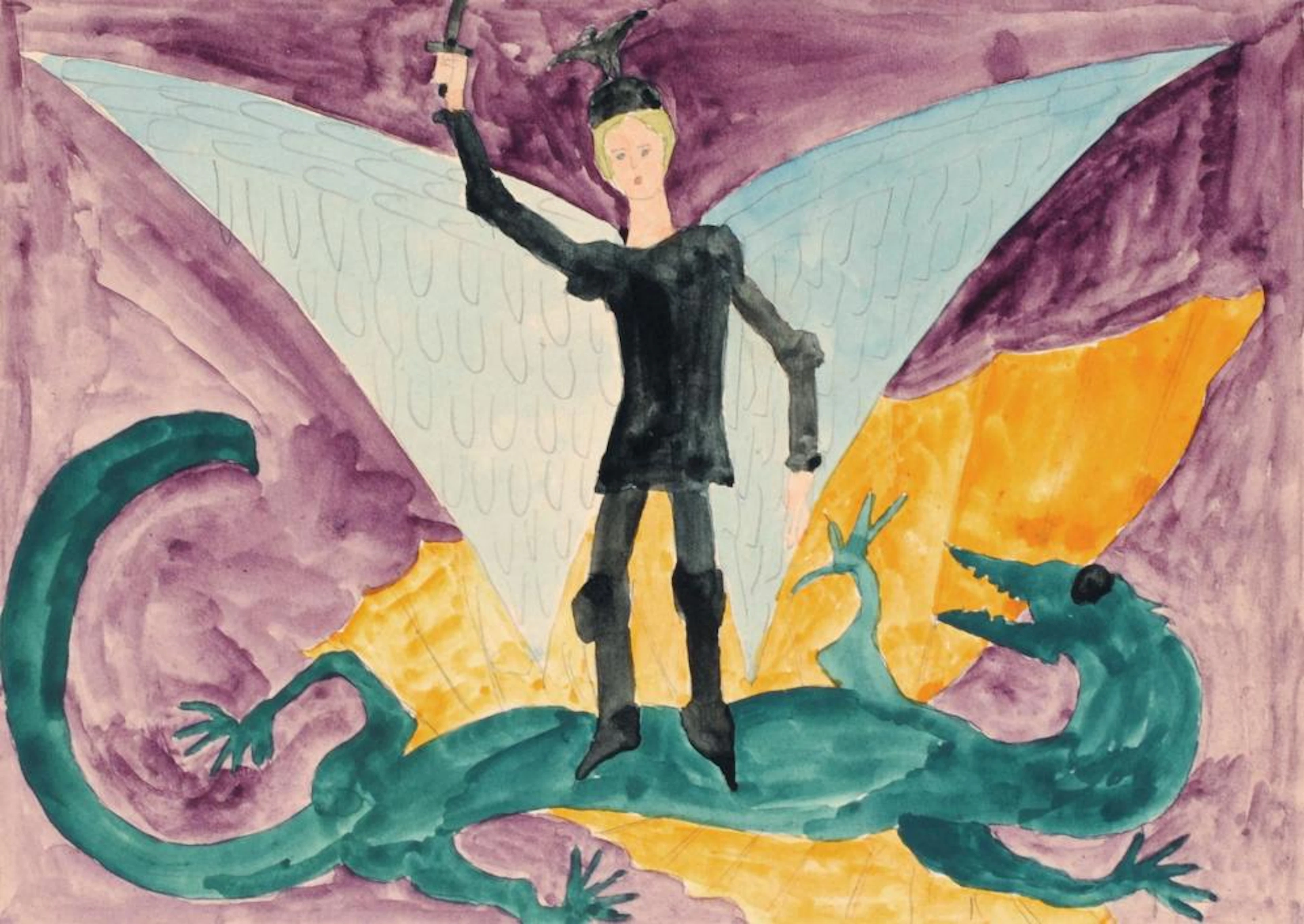 Paul Goesch "St. Michael". 1918.