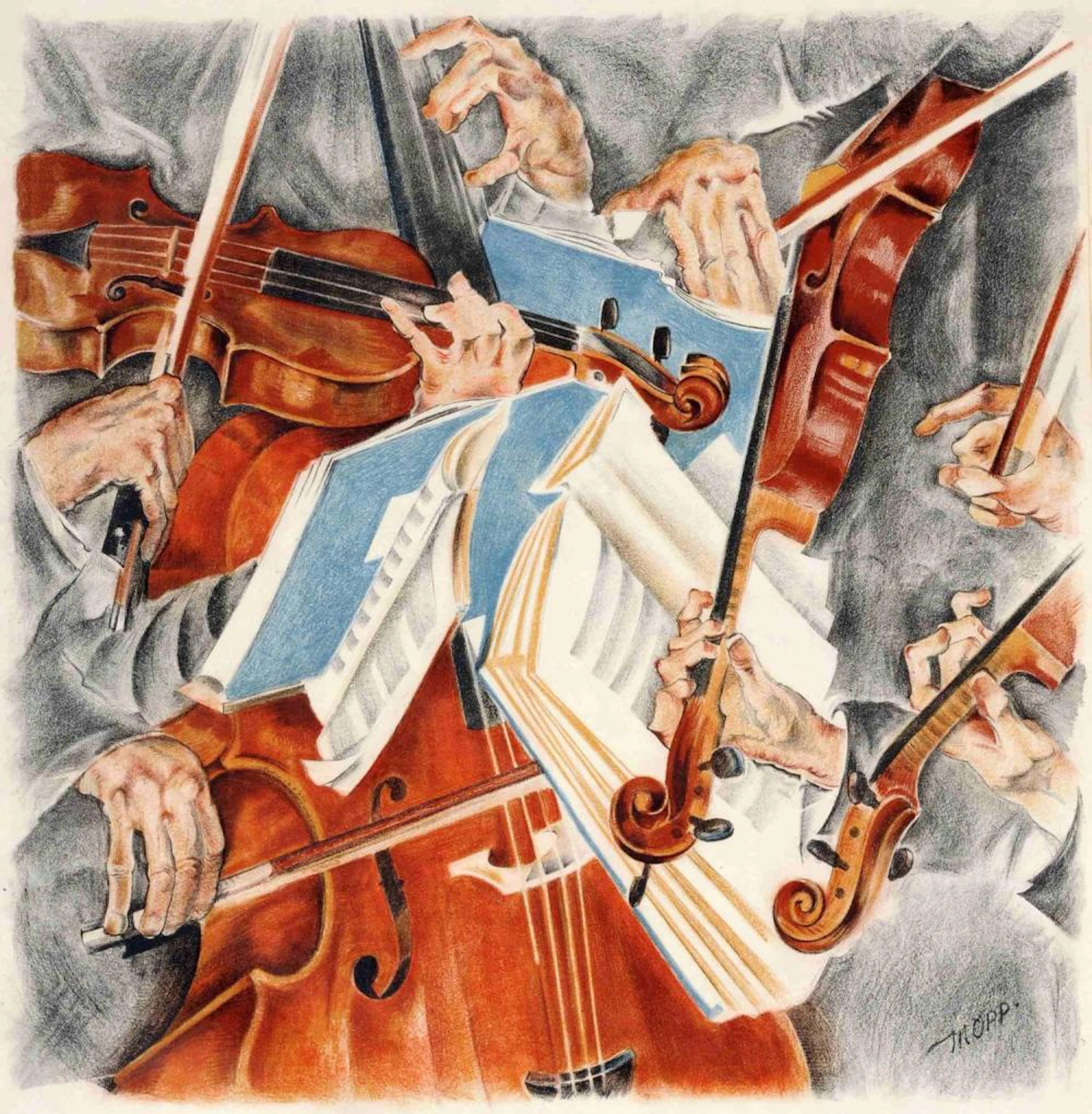 Max Oppenheimer "Rose-Quartett". Um 1920.