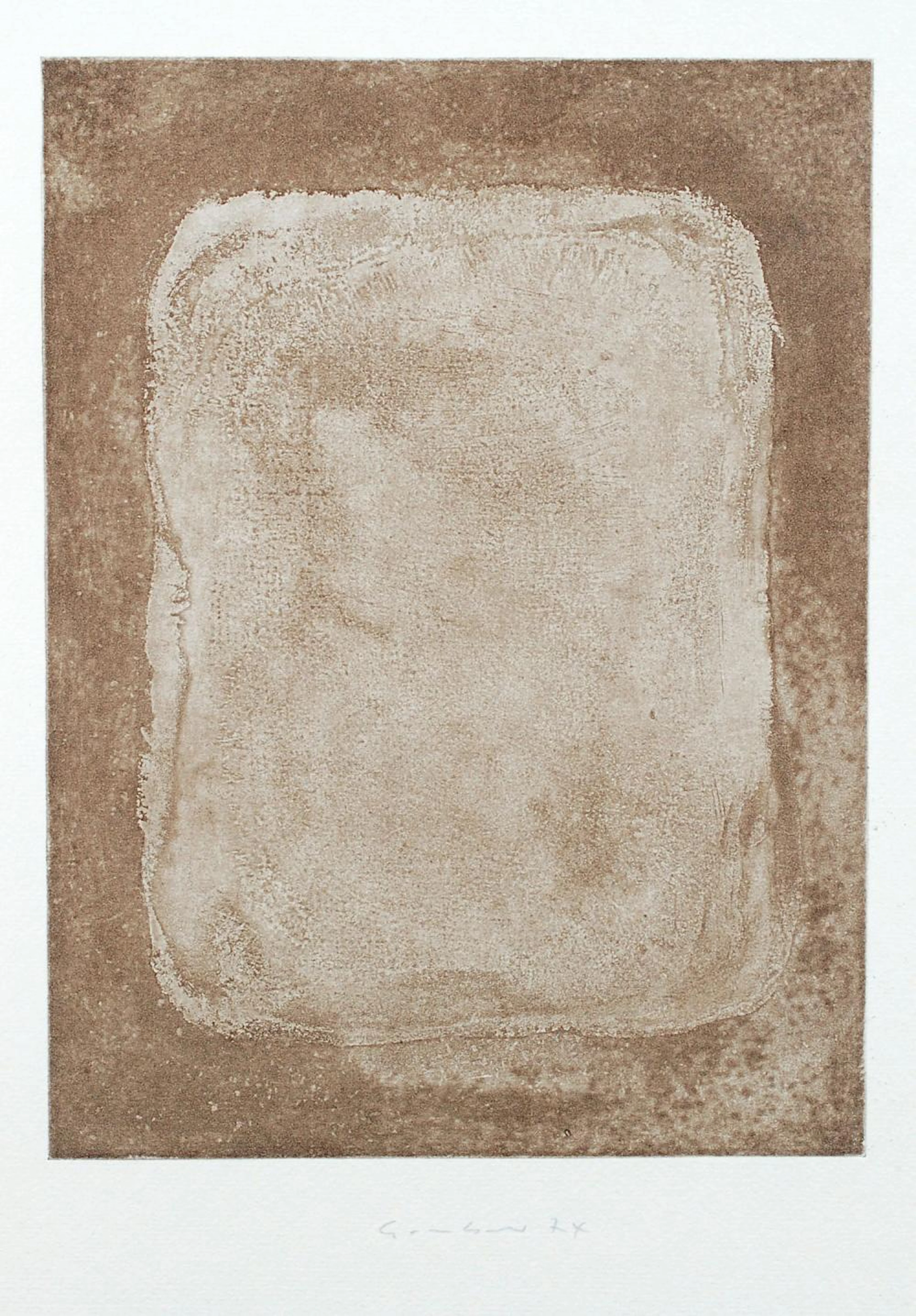 Gotthard Graubner, Ohne Titel (Kissen). 1974.