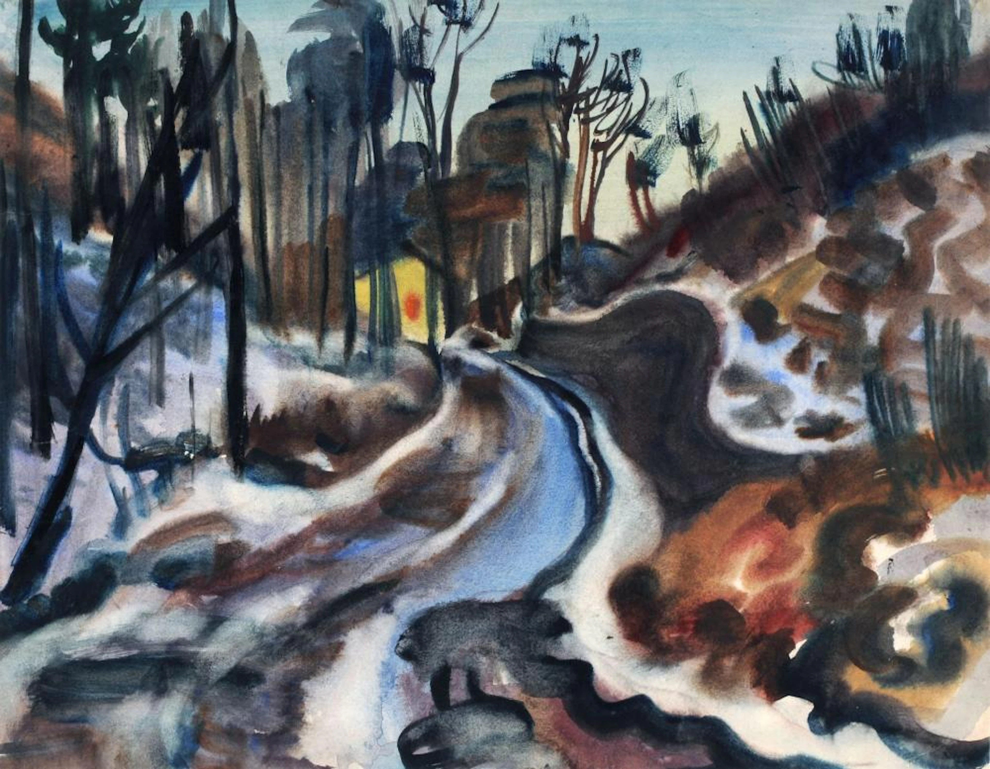 Johannes (Hans) Kotte "Waldweg". 1950''s.