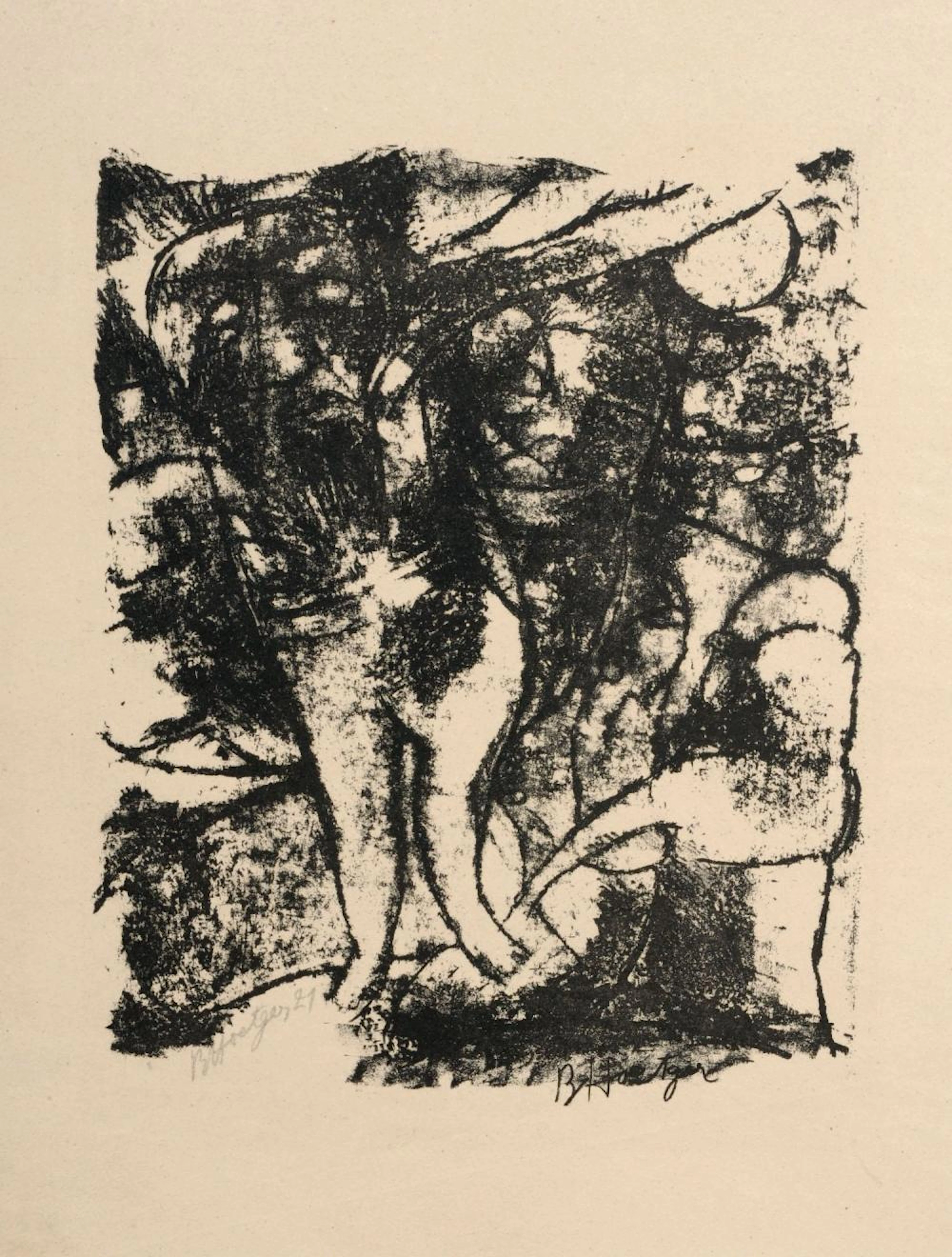 Bernhard Hoetger "Figuren". 1921.