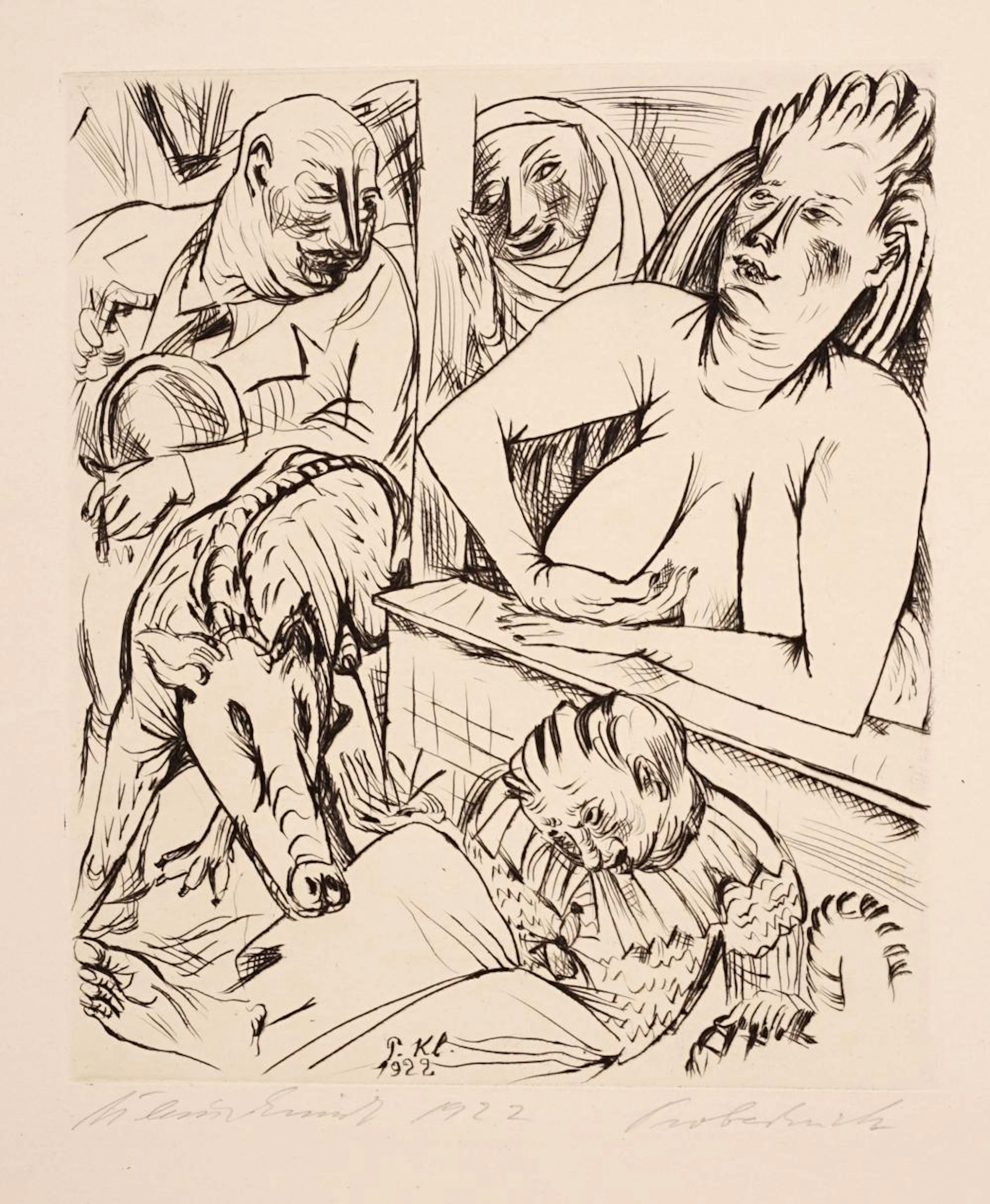 Paul Kleinschmidt, Der verlorene Sohn. 1922.