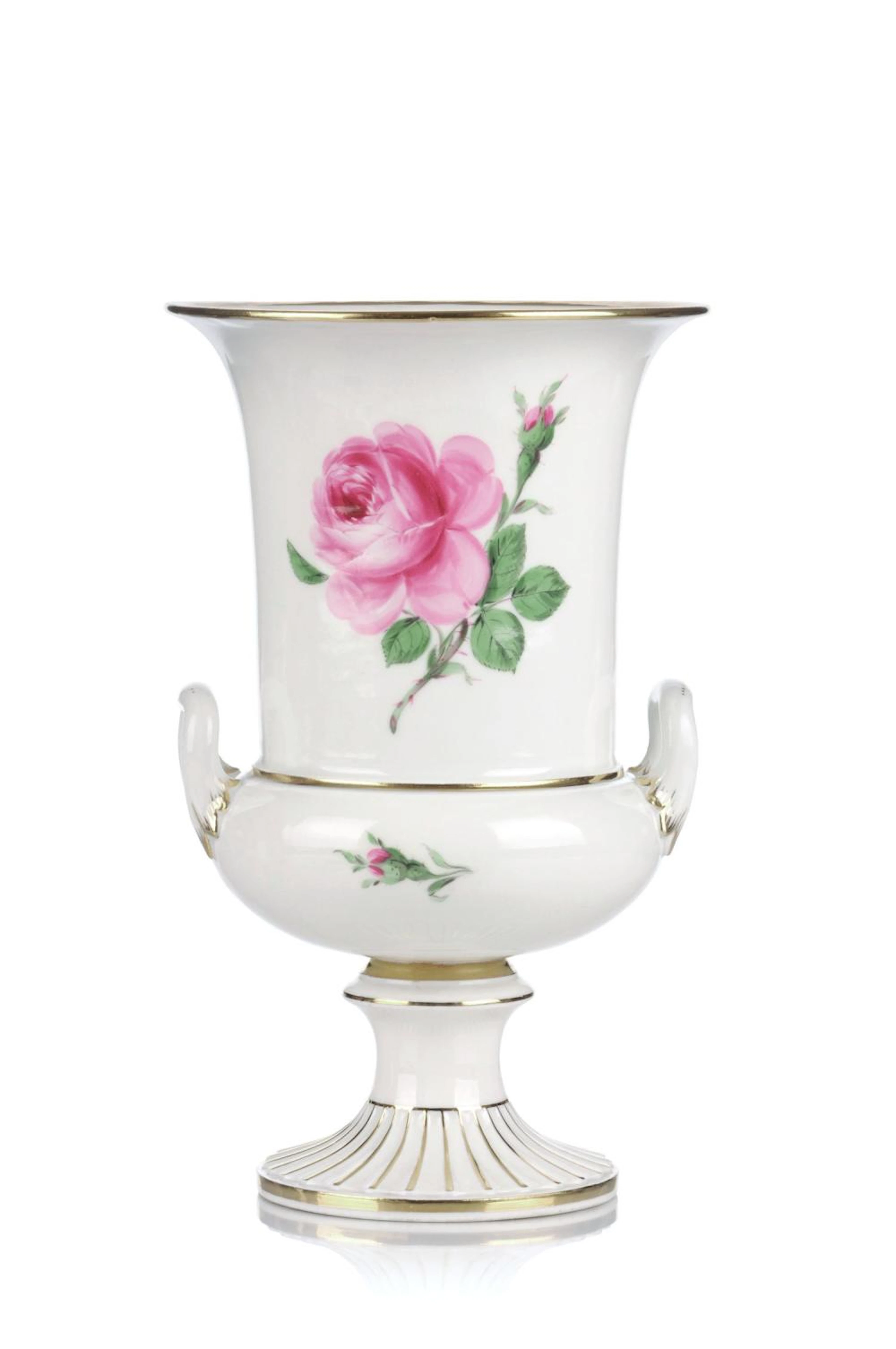 Henkelvase (Kratervase). Johann Daniel Schöne für Meissen. 1818.