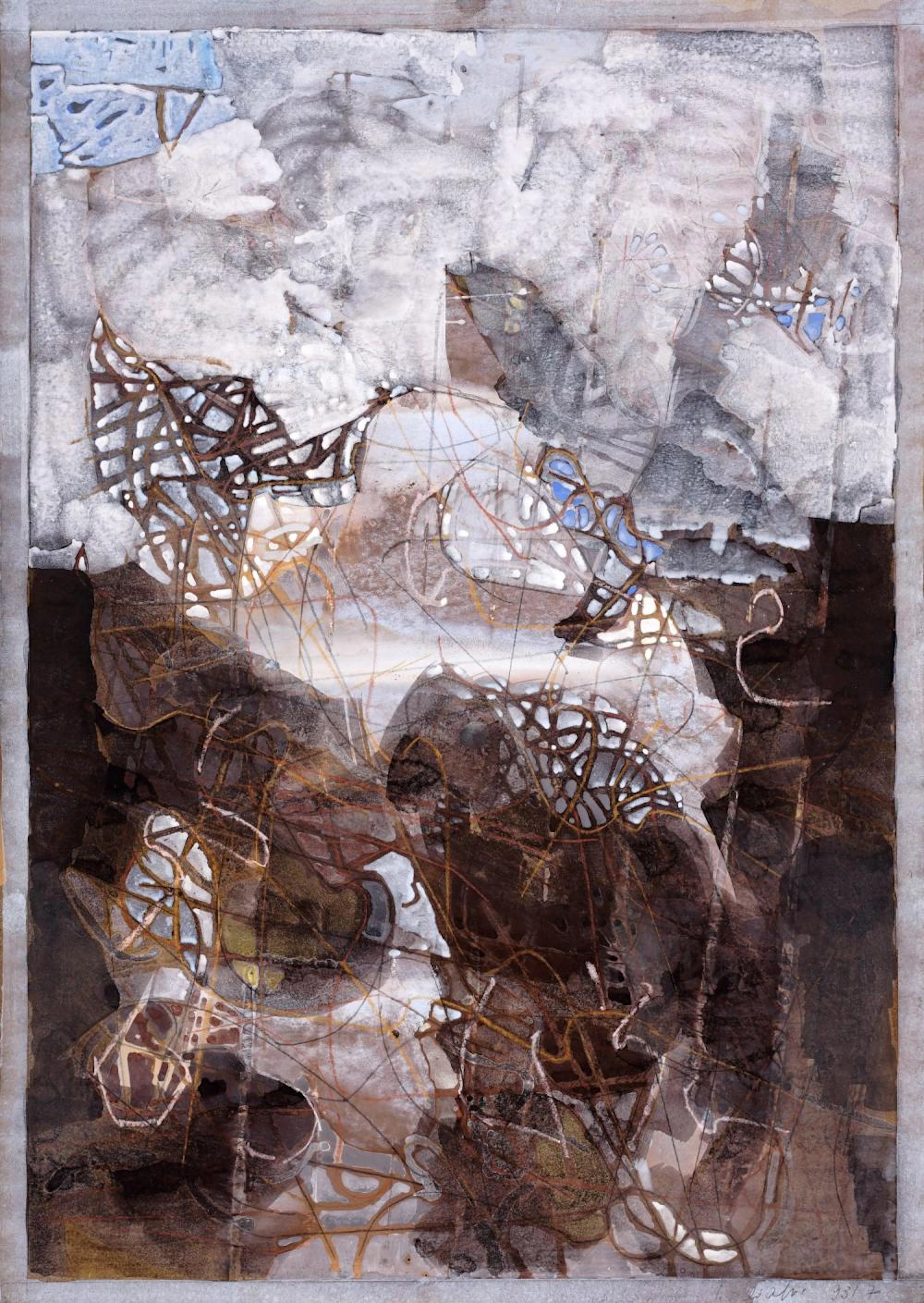 Ingo Kraft "Caspar David gewidmet". 1993.
