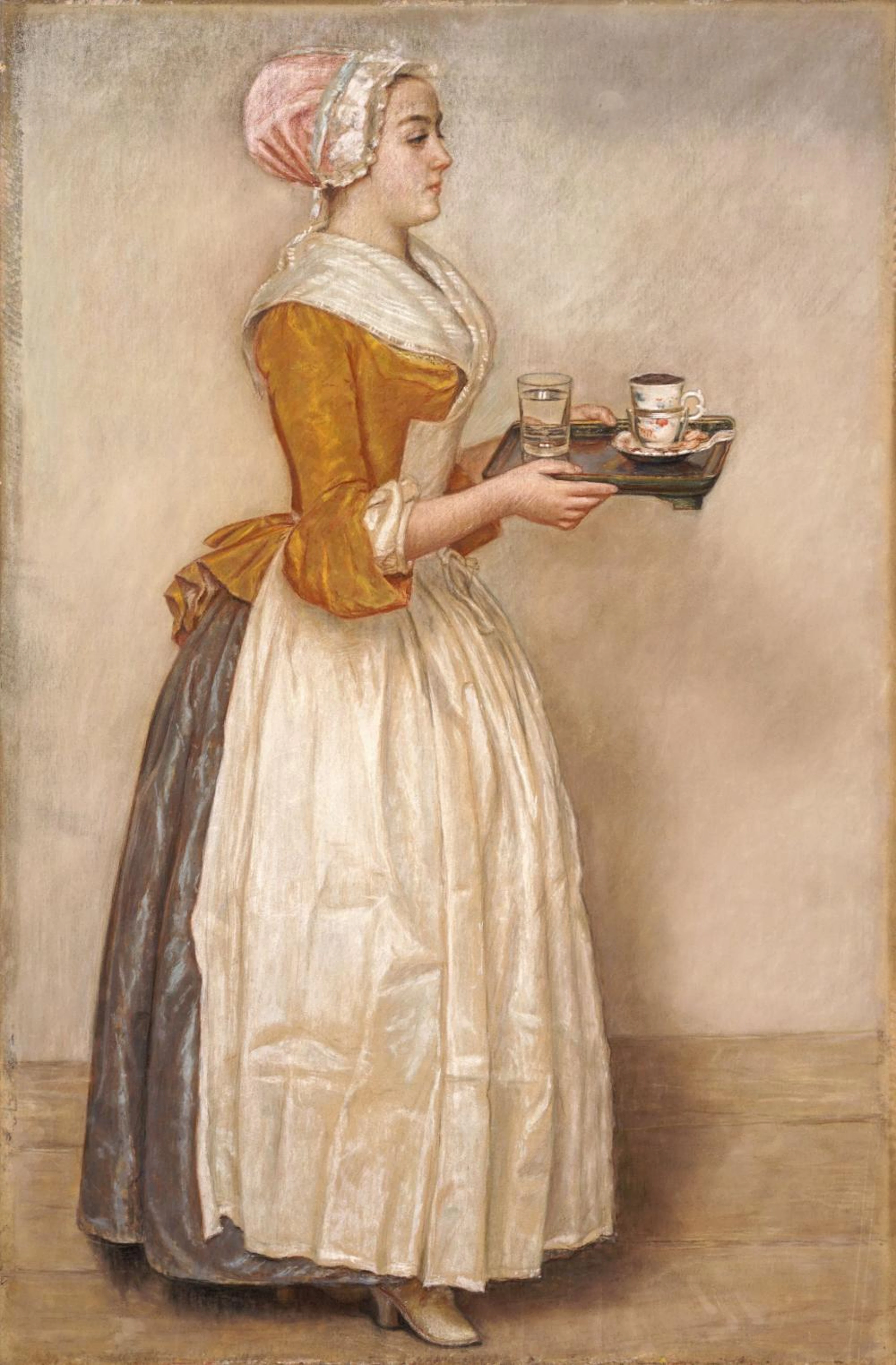 Jean-Etienne Liotard (Kopie nach) "Das Schokoladenmädchen"