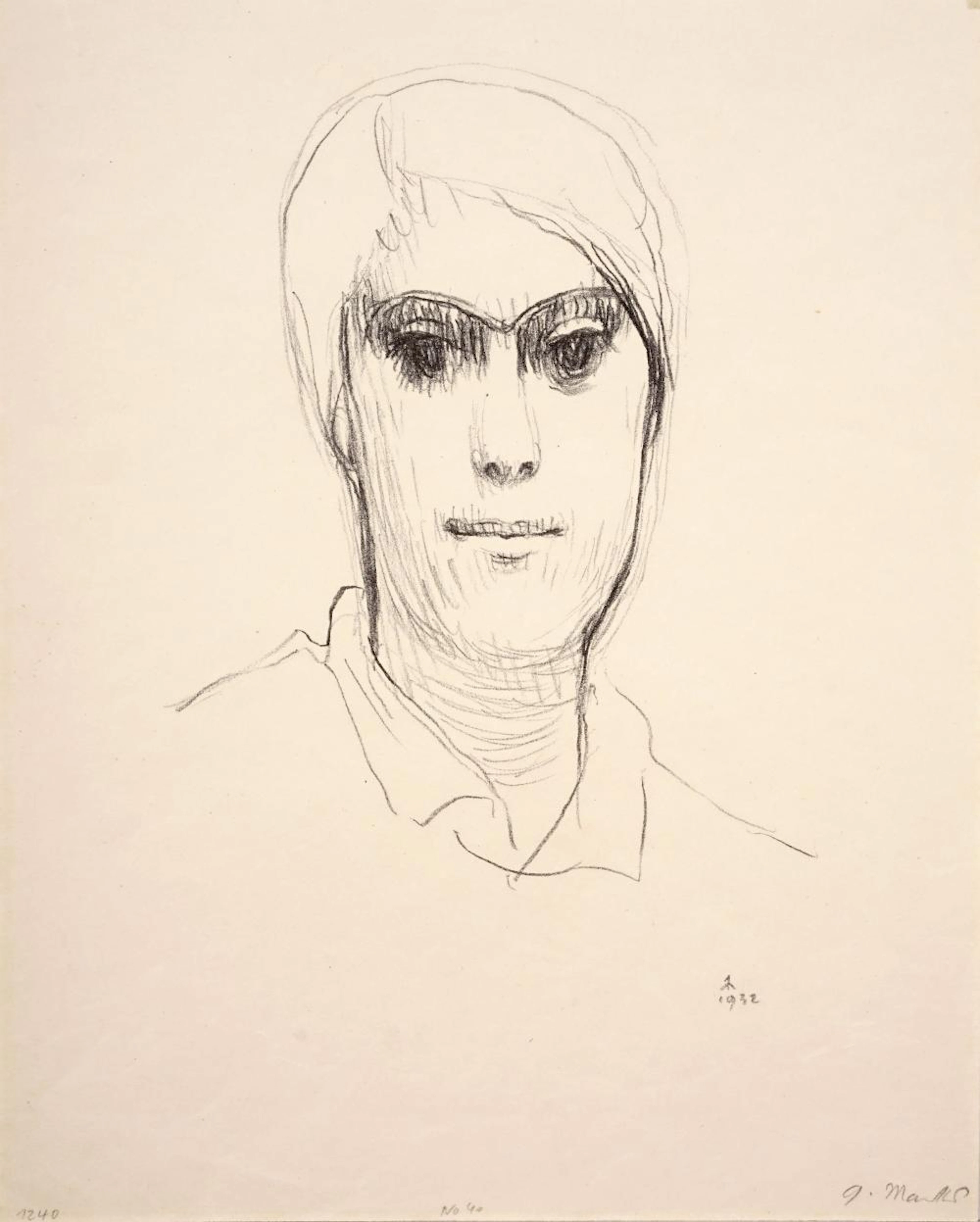 Gerhard Marcks "Mädchenkopf" (Trude Jalowitz). 1932.