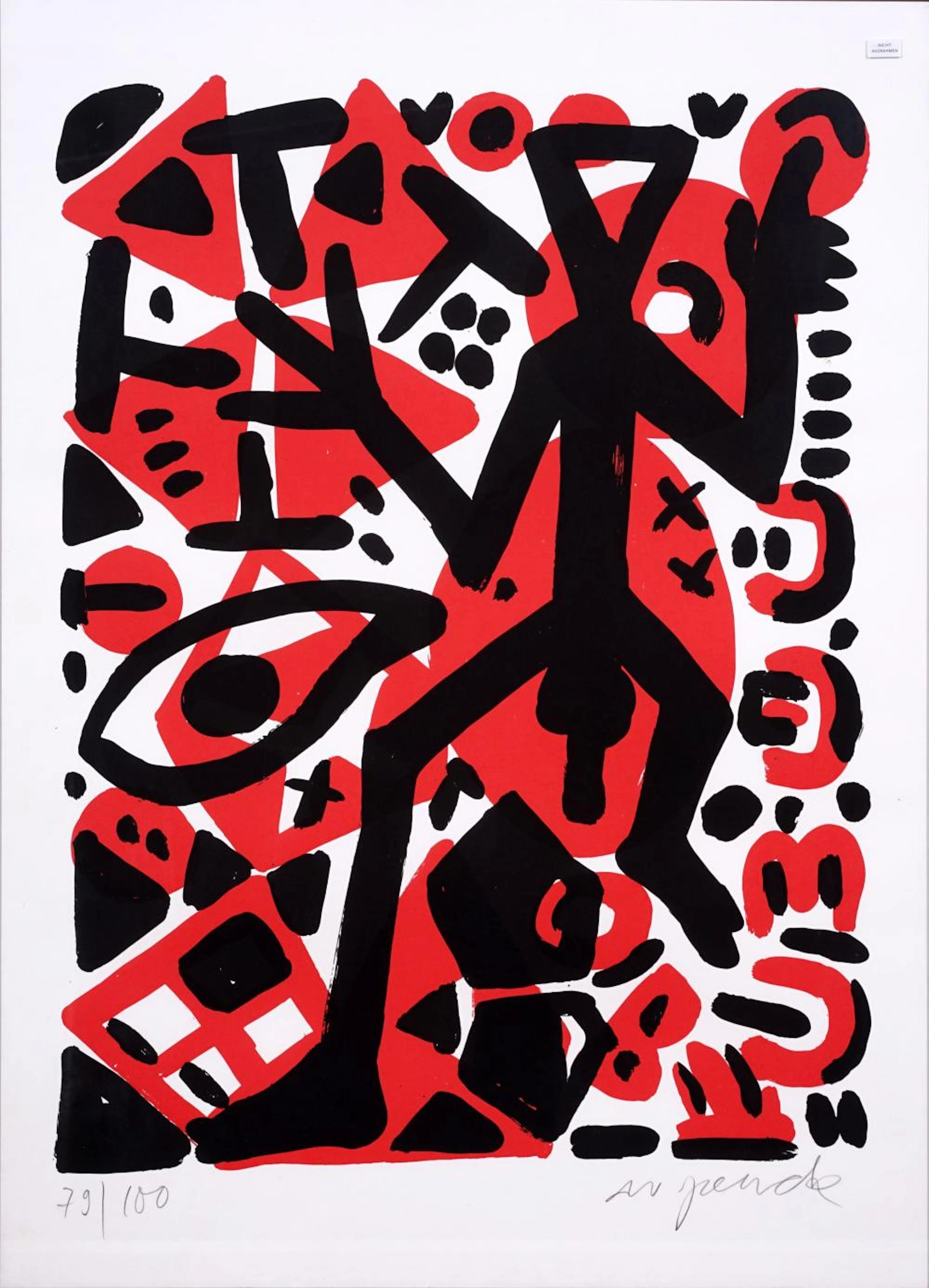 A.R. Penck "Flash". 1994.