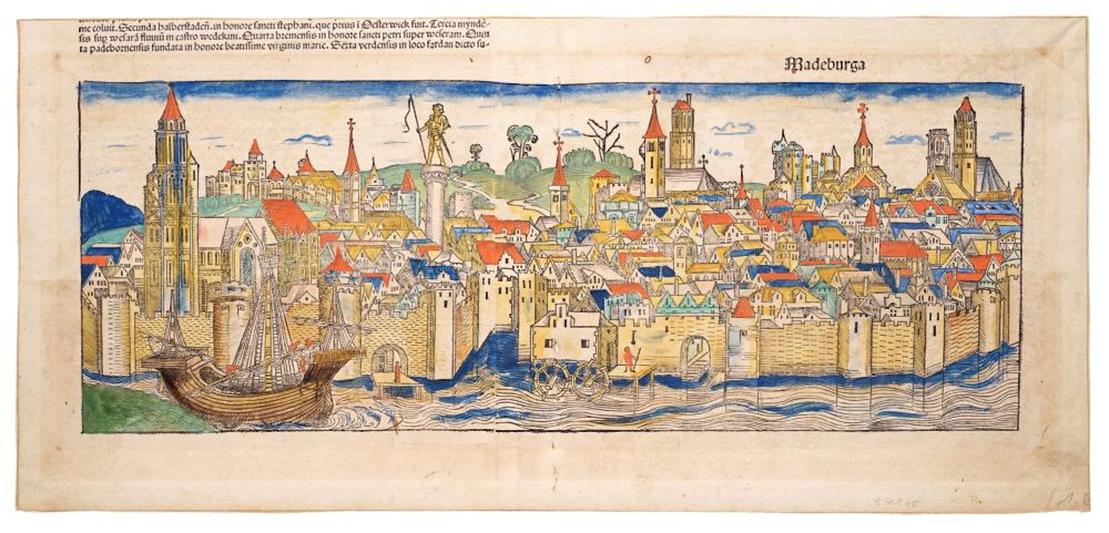 Michael Wolgemut / Wilhelm Pleydenwurff (Formschneider) "Madeburga". 1493