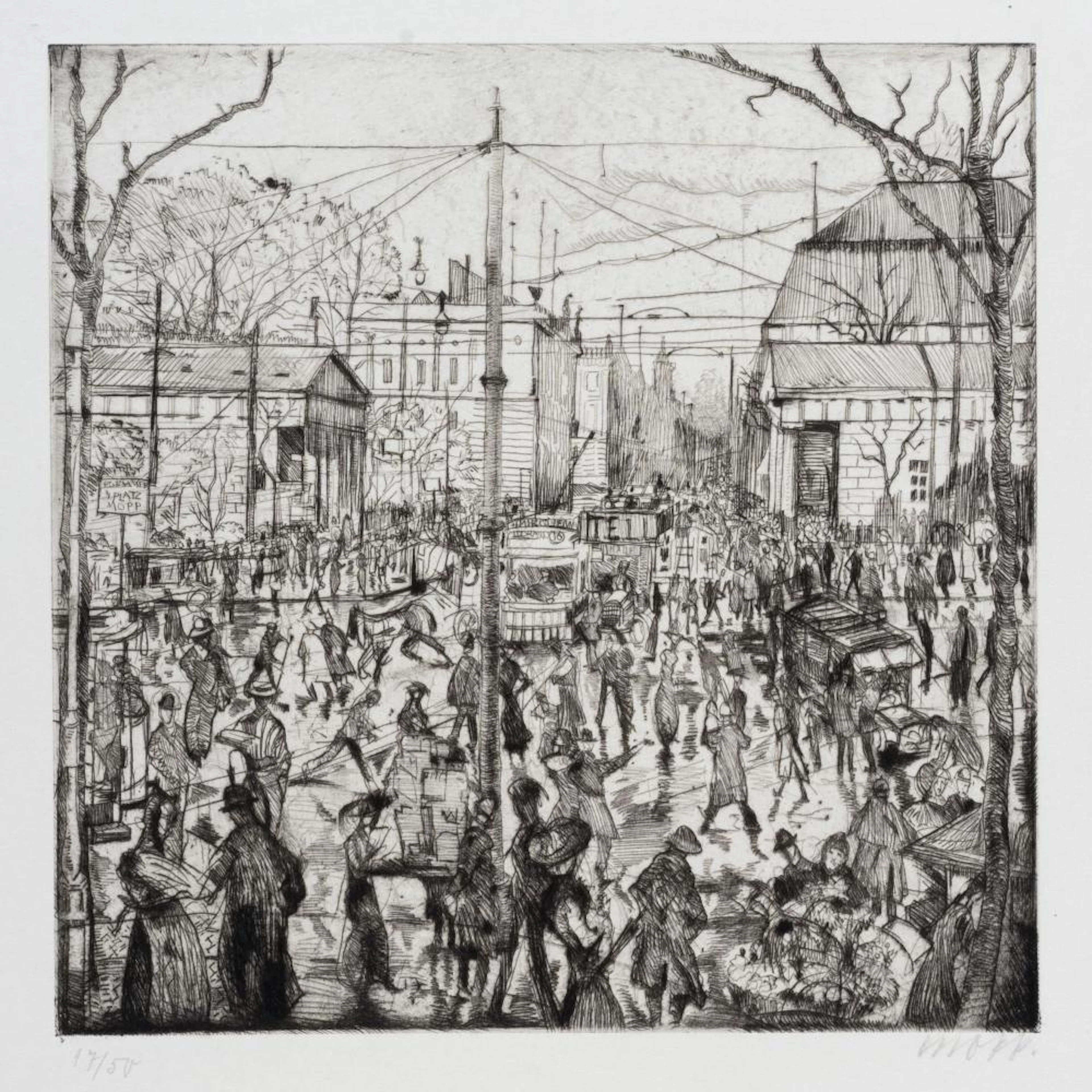 Max Oppenheimer "Potsdamer Platz". 1912.