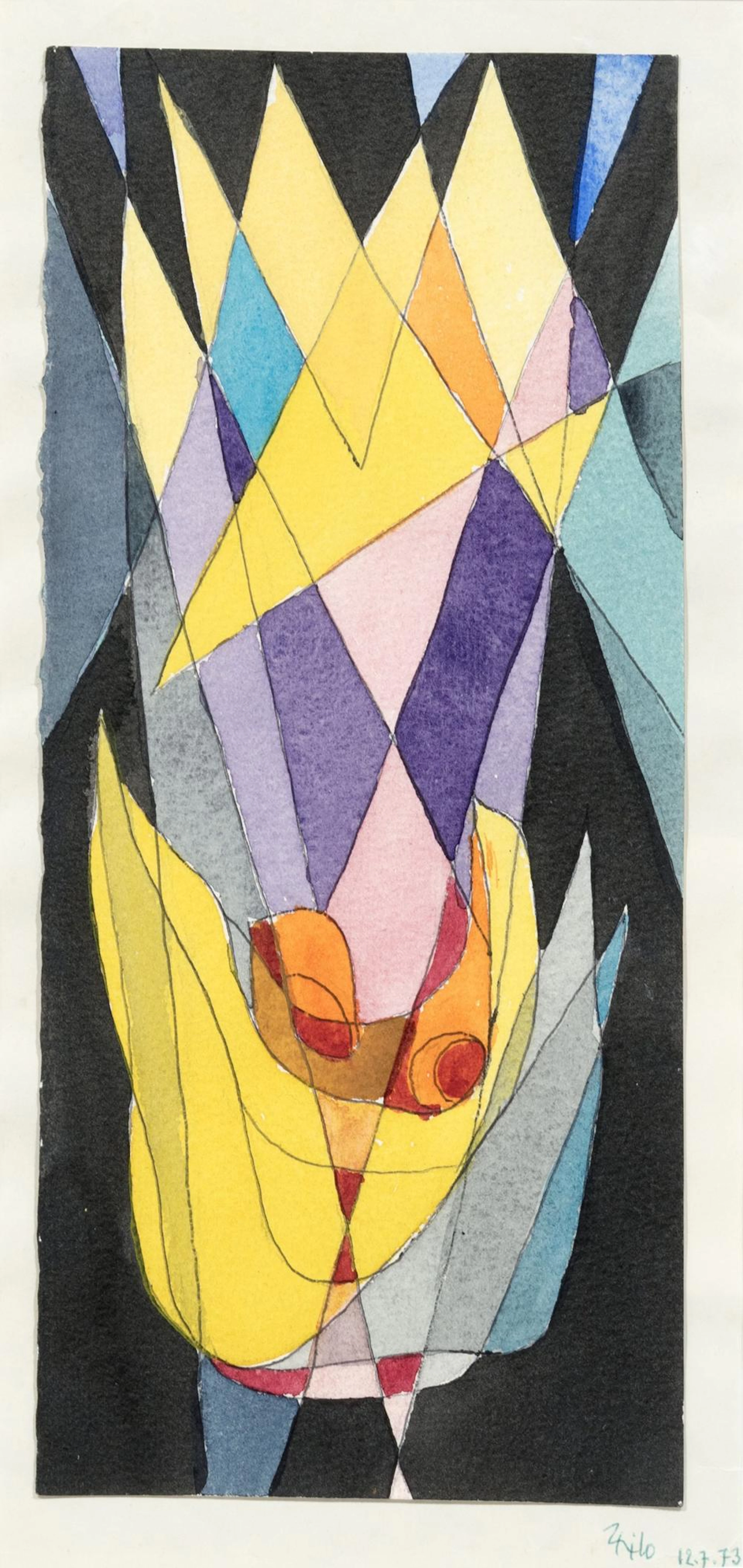 Thilo Maatsch, Geometrische Komposition. 1973.