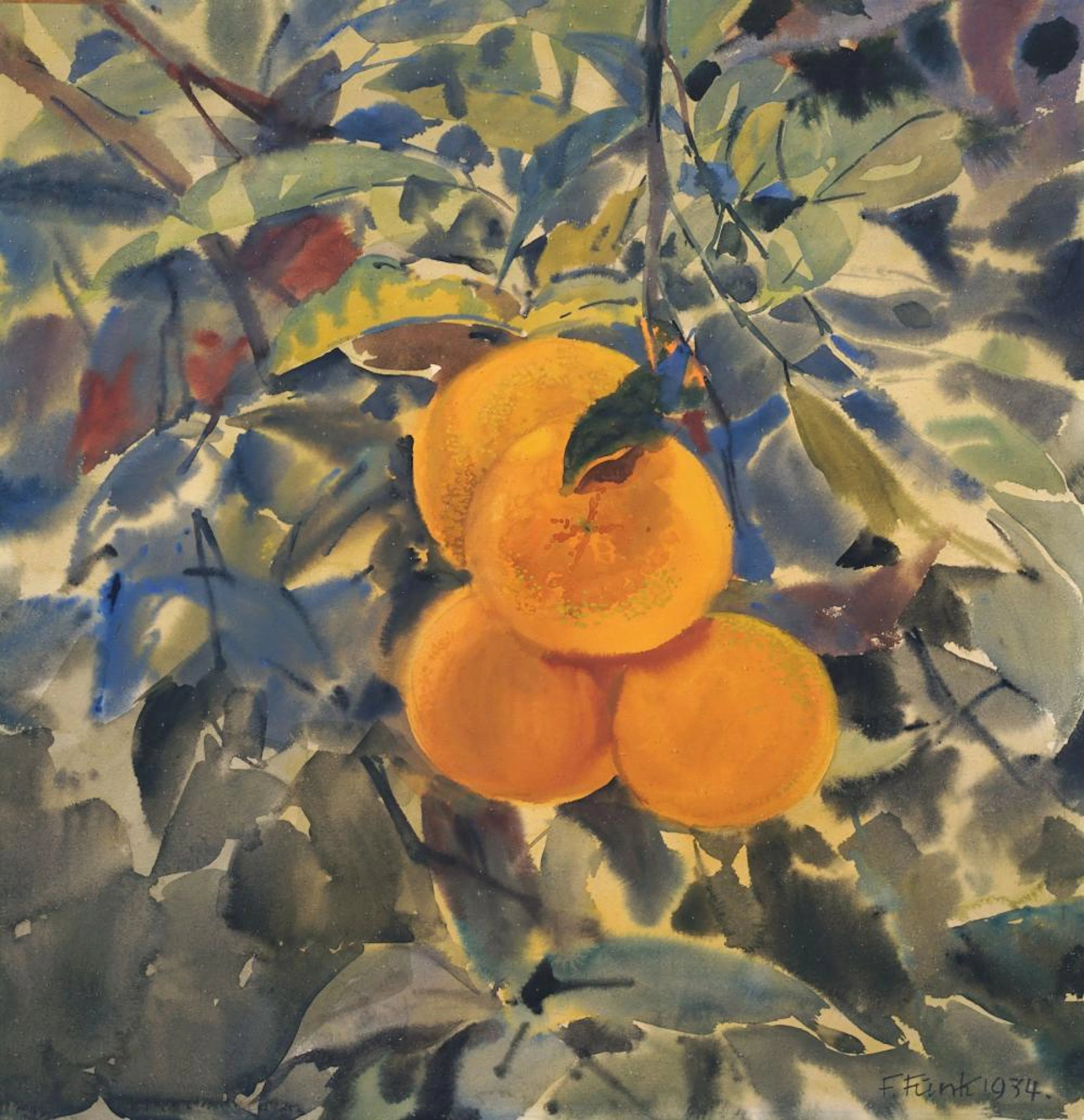 Felix Funk "Tripoli" / Orangen. 1929/ 1932.