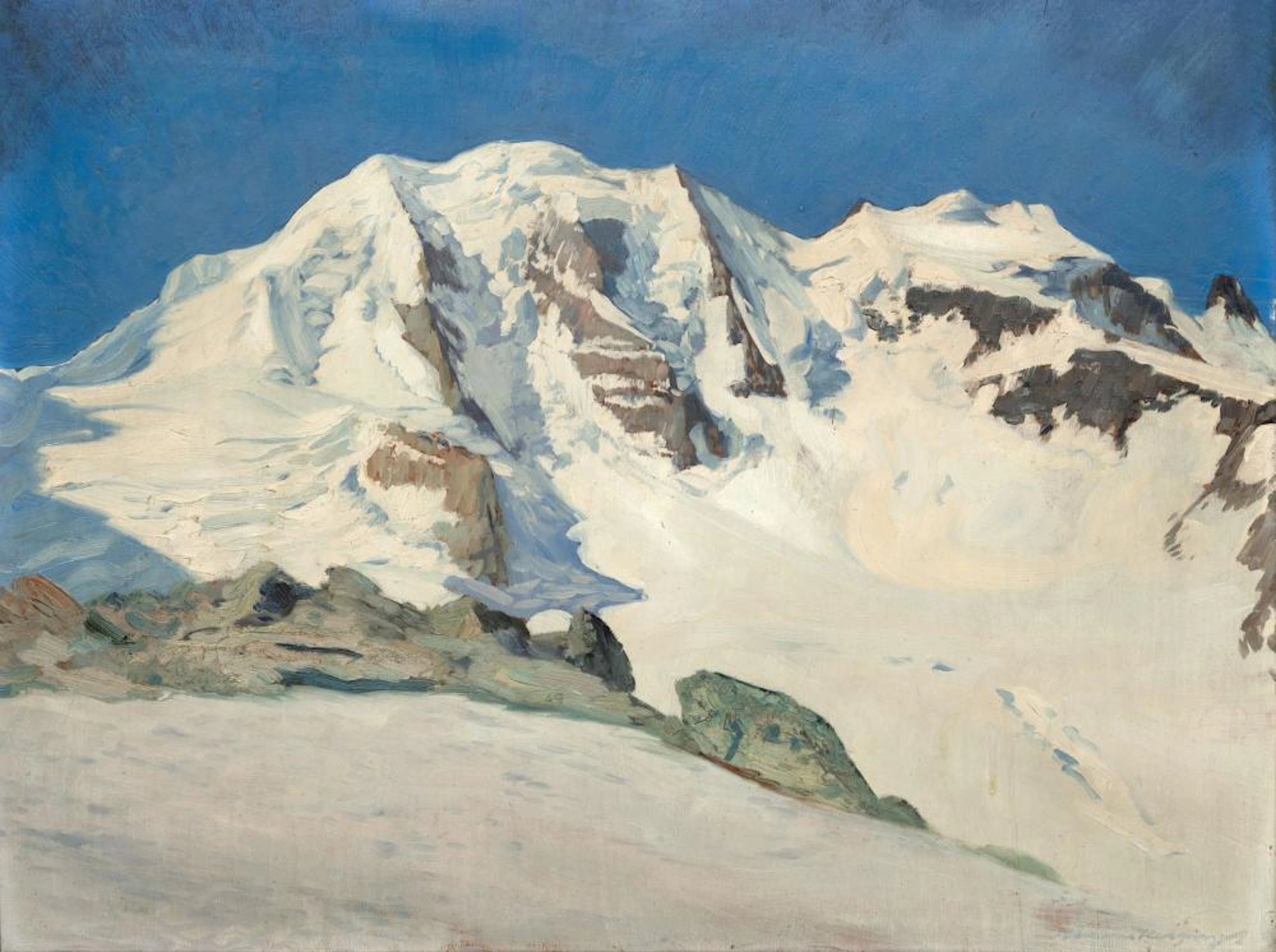 Hanns Herzing "Piz Palu". 1928.