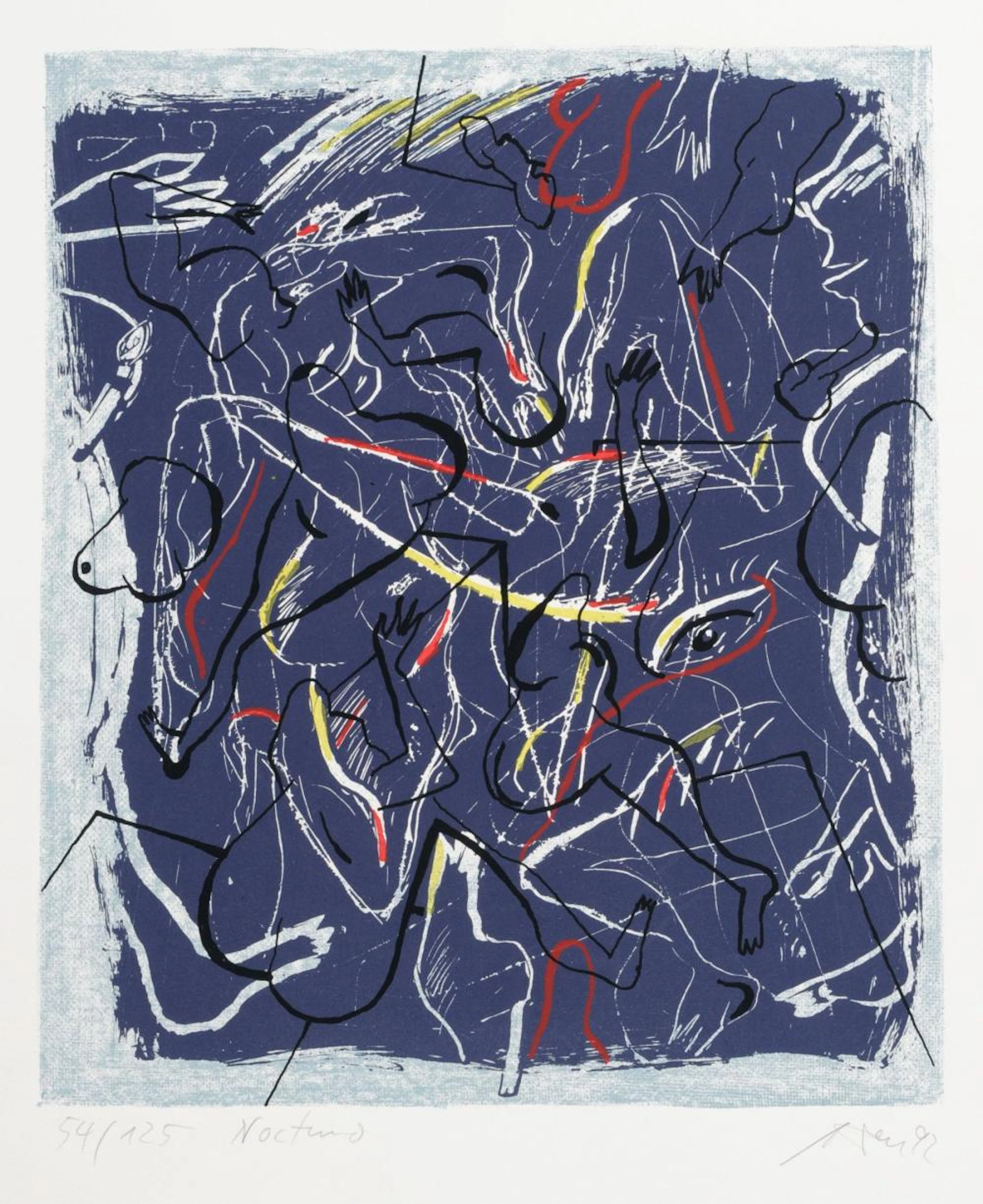 Andreas Dress "Nocturno" / "Gelichter". 1992.